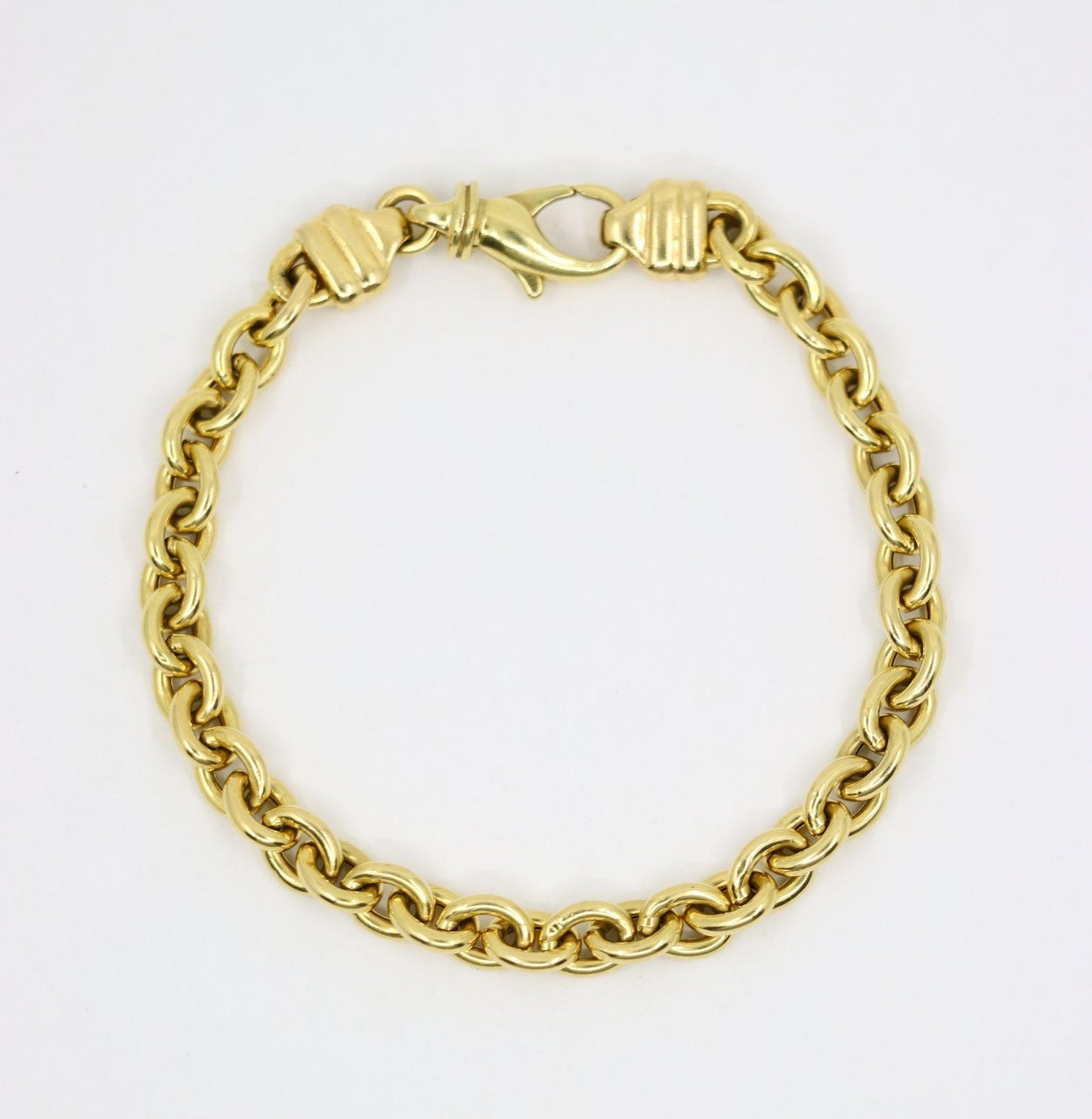 Vintage 18K Gold Chain Bracelet