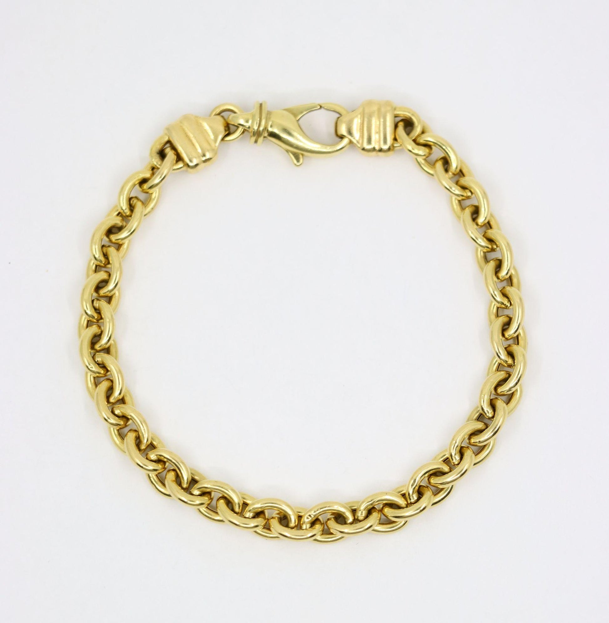 Vintage 18K Gold Chain Bracelet
