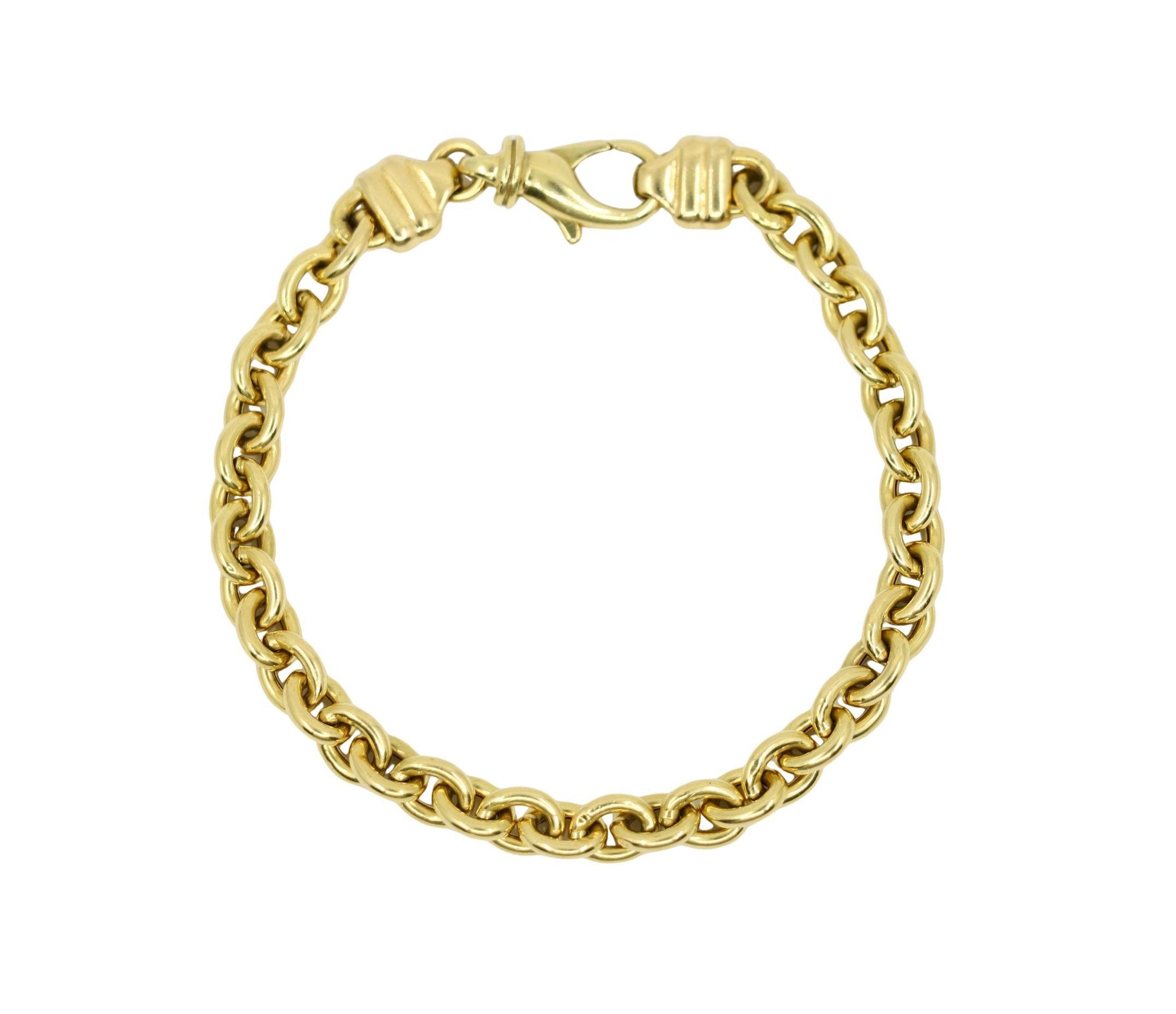 Vintage 18K Gold Chain Bracelet