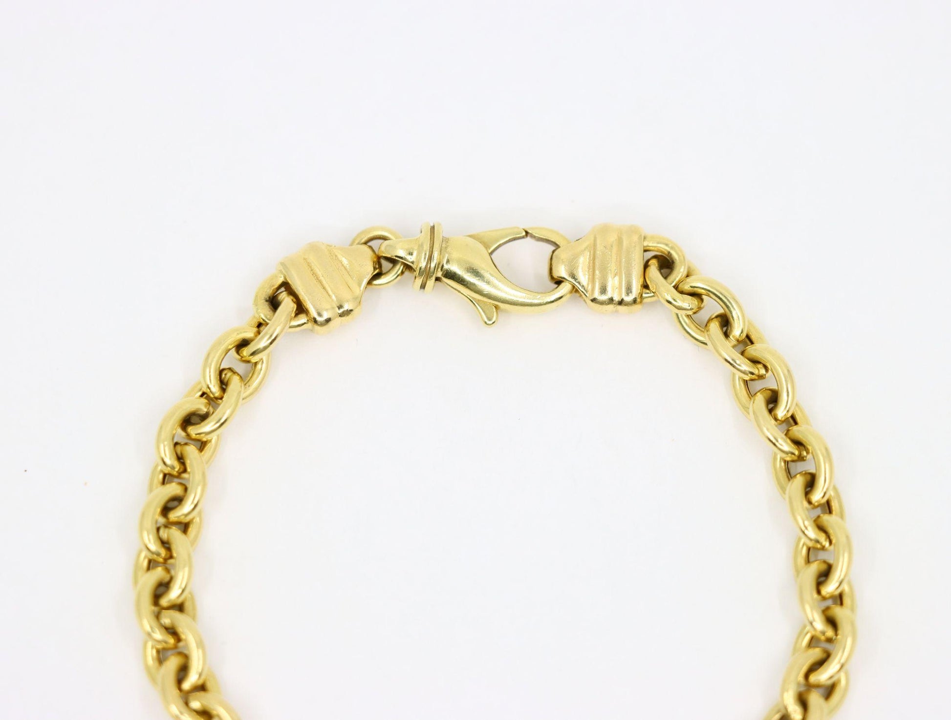 Vintage 18K Gold Chain Bracelet