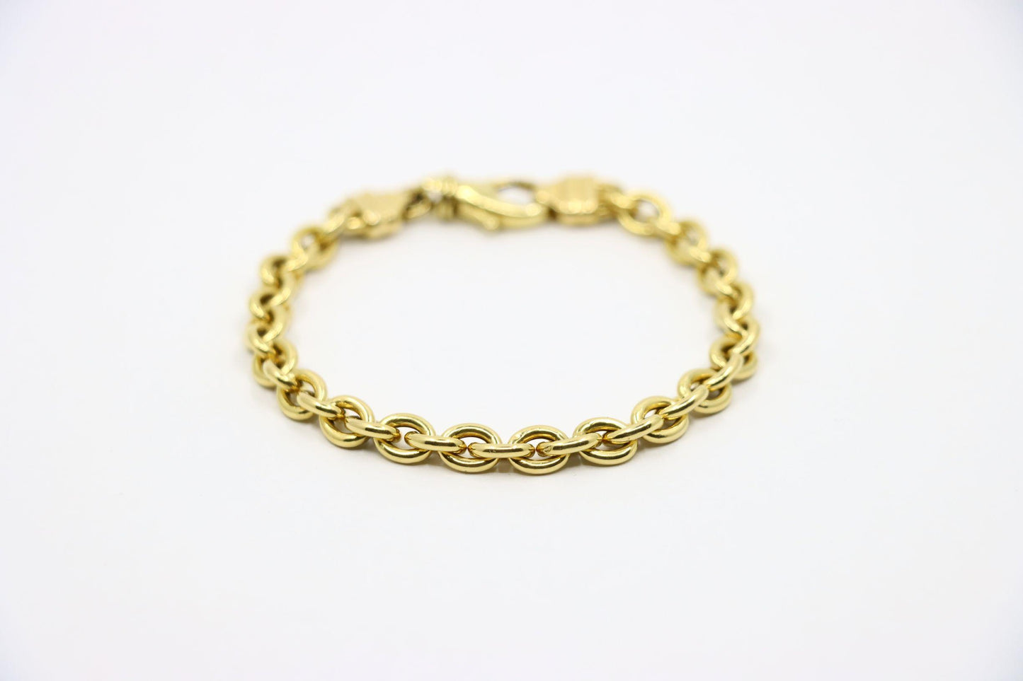 Vintage 18K Gold Chain Bracelet