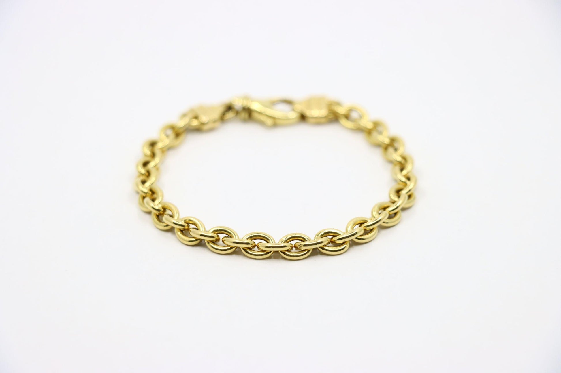 Vintage 18K Gold Chain Bracelet
