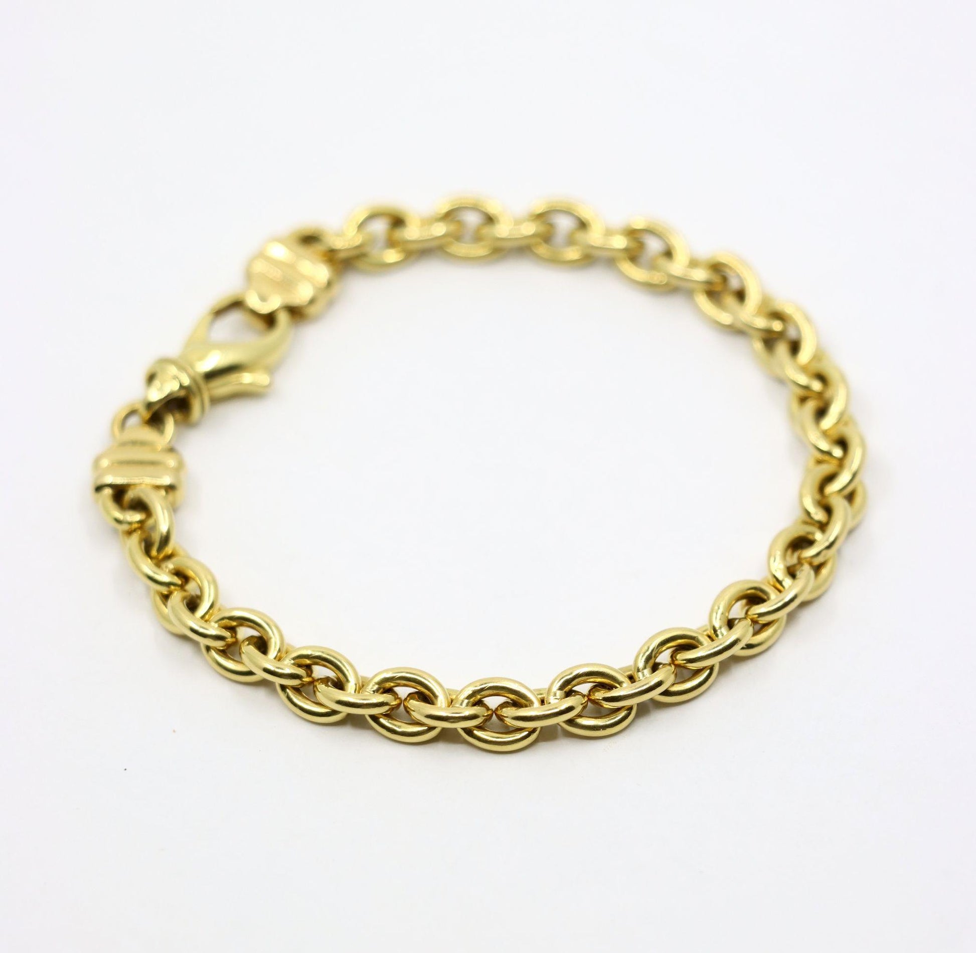 Vintage 18K Gold Chain Bracelet