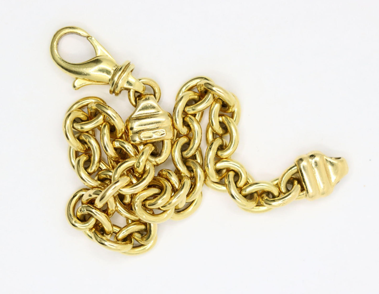 Vintage 18K Gold Chain Bracelet