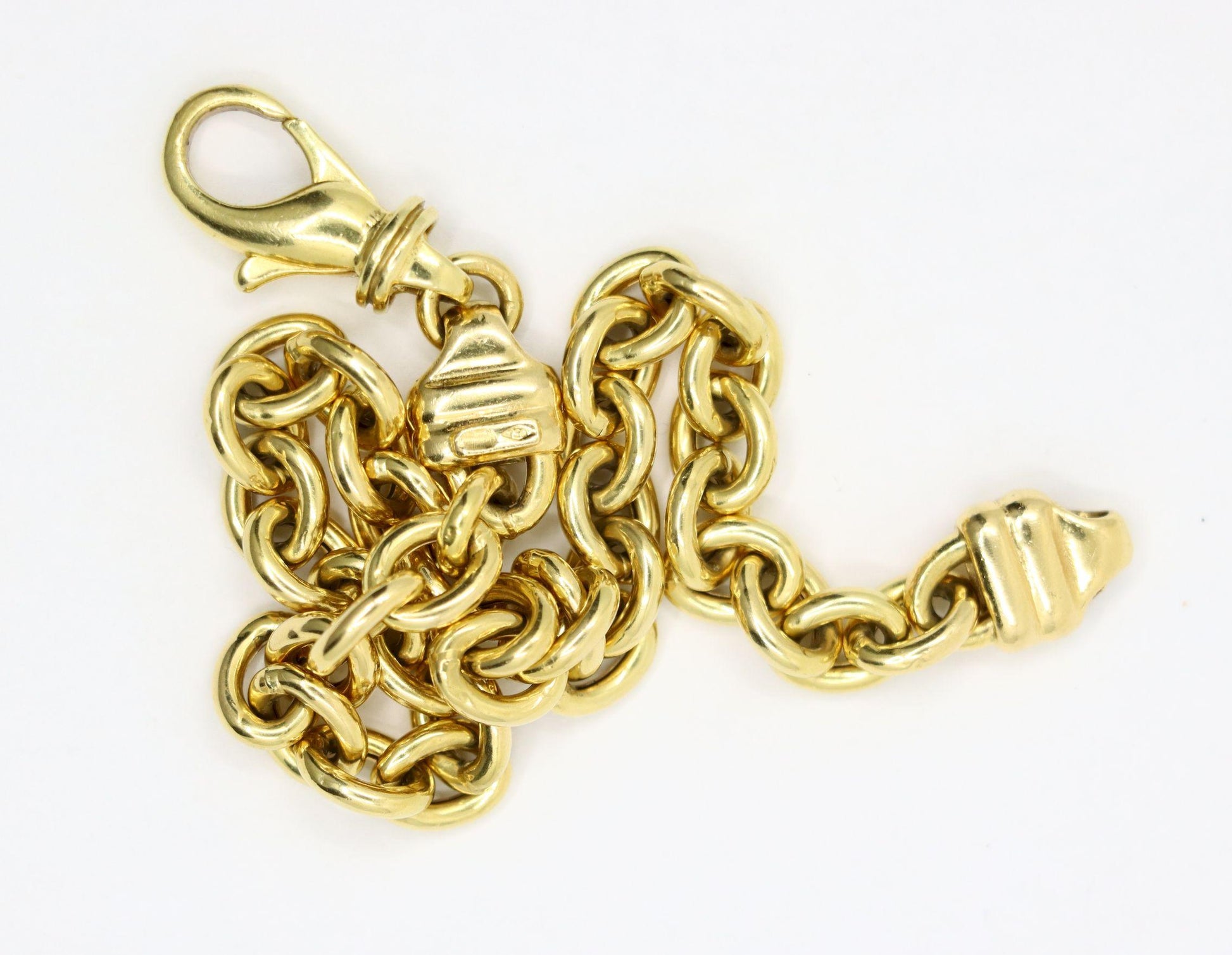 Vintage 18K Gold Chain Bracelet