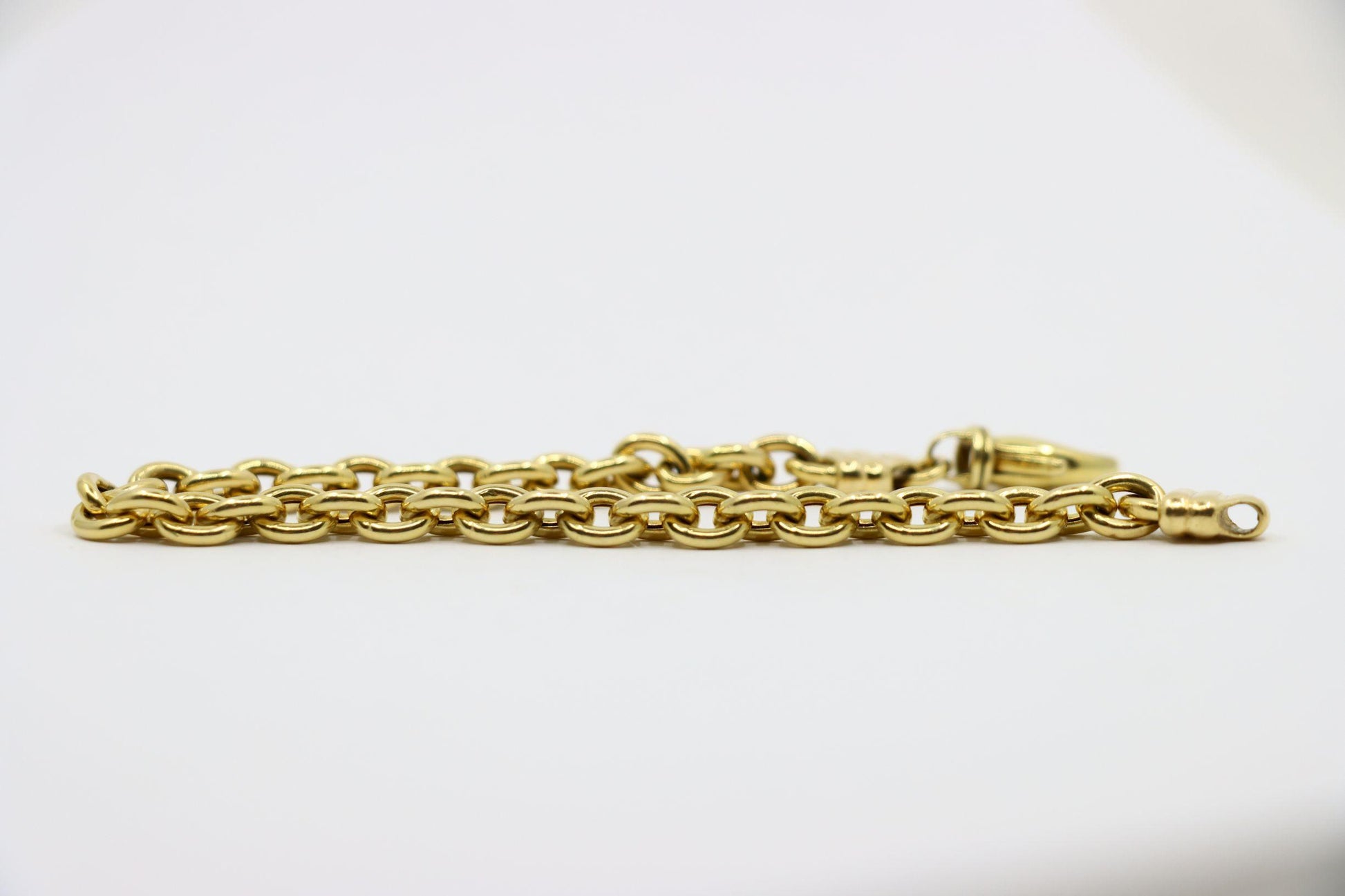Vintage 18K Gold Chain Bracelet