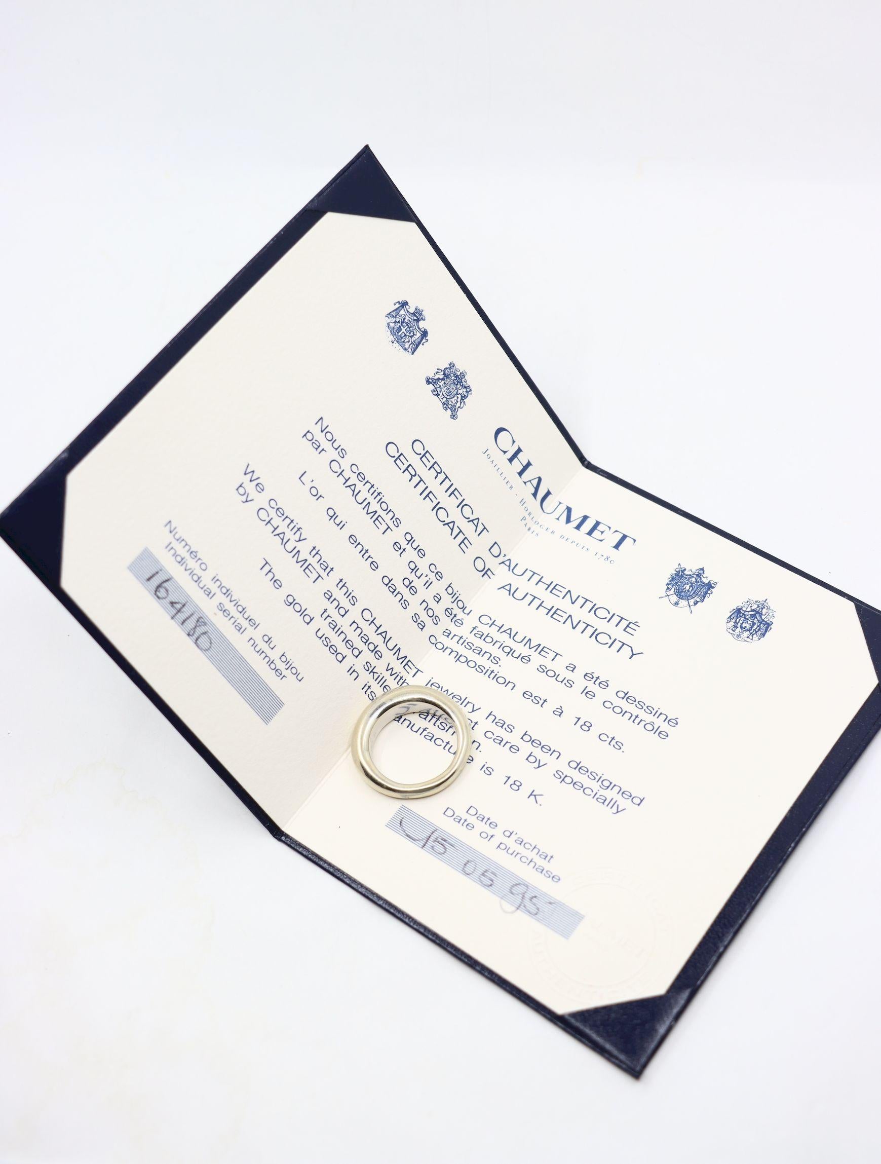 Chaumet 18K White Gold Ring