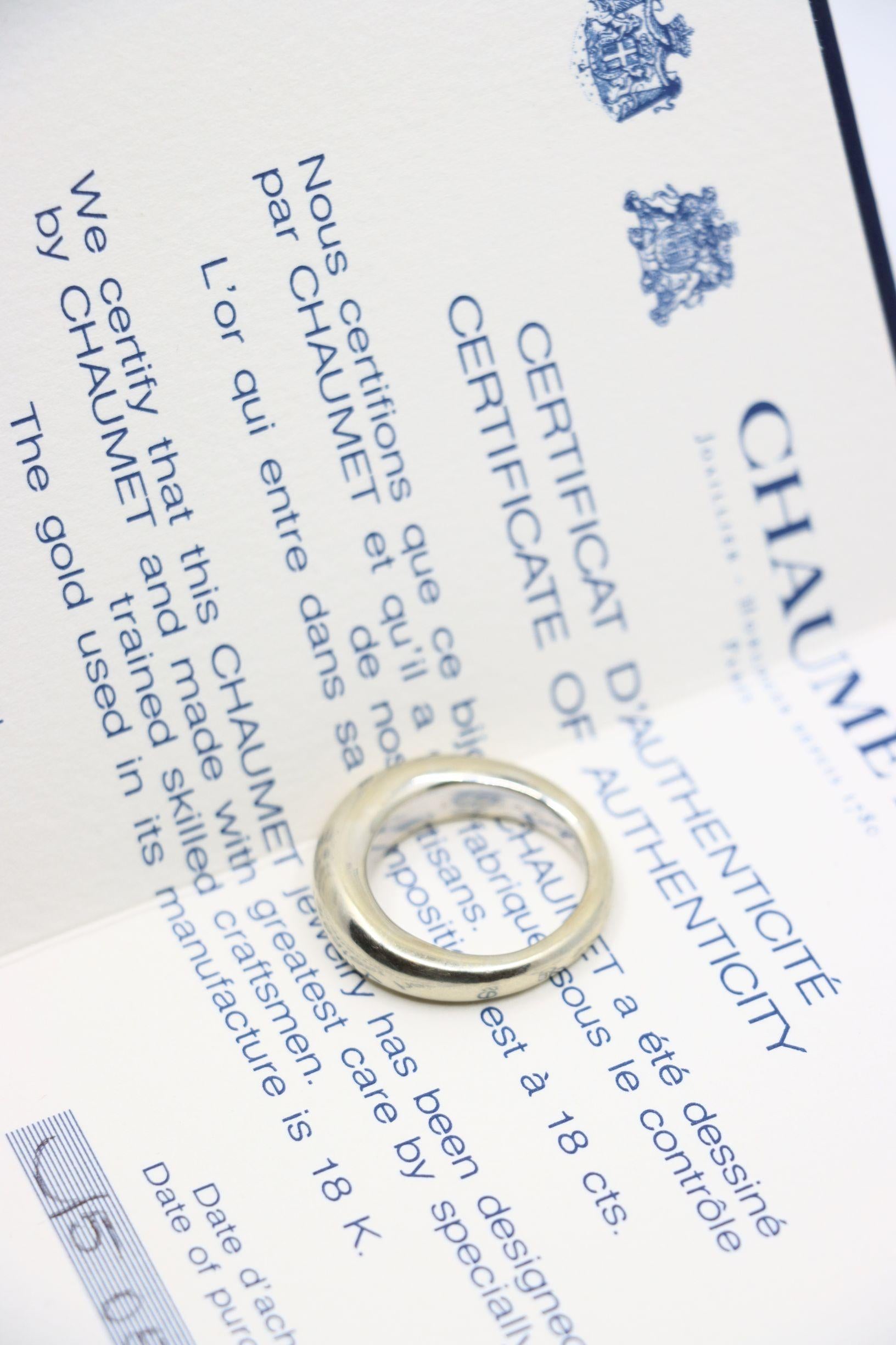 Chaumet 18K White Gold Ring