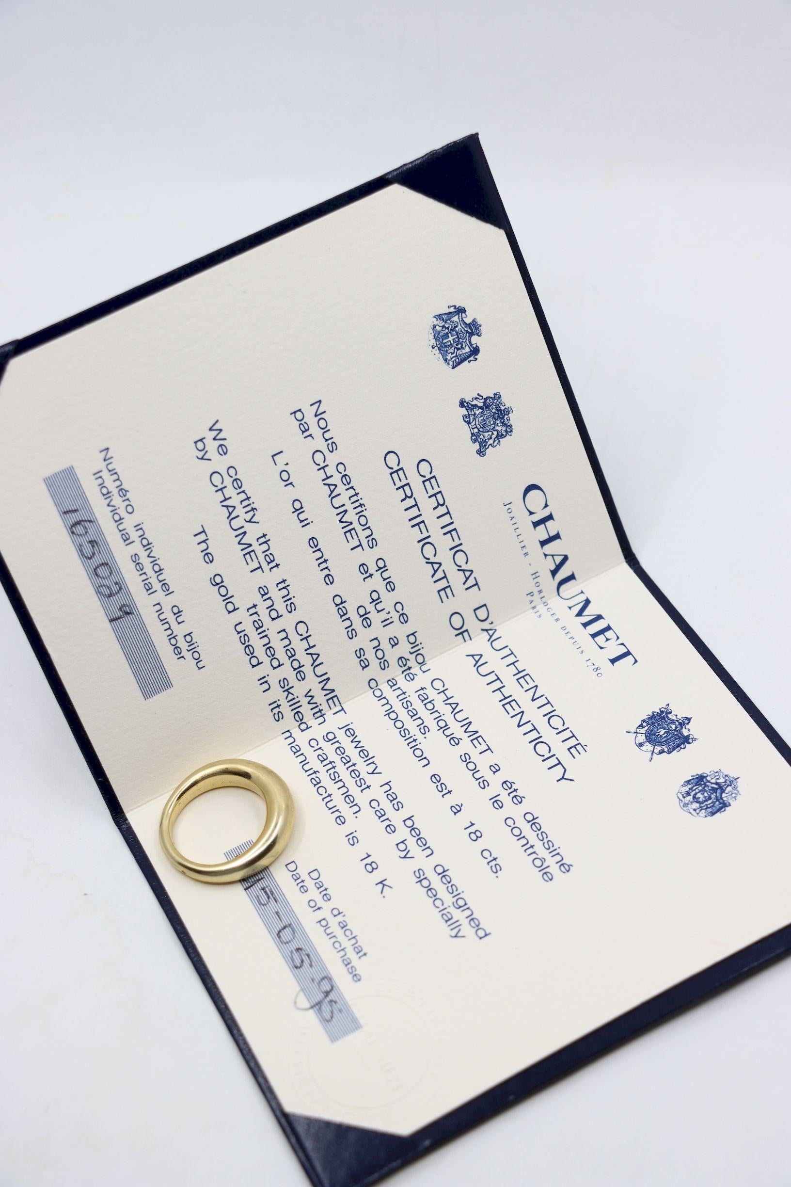 Chaumet 18K Yellow Gold Ring