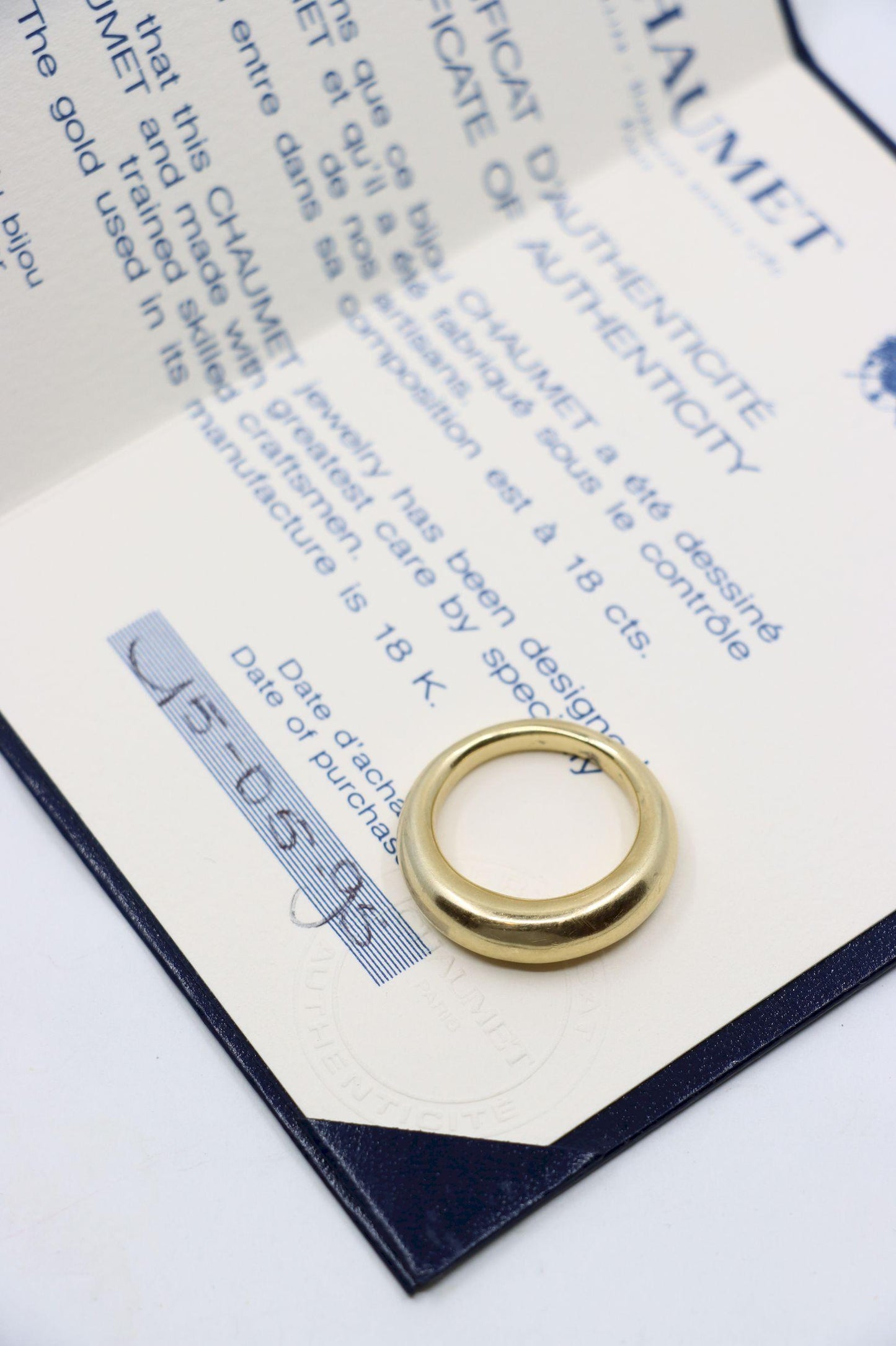 Chaumet 18K Yellow Gold Ring