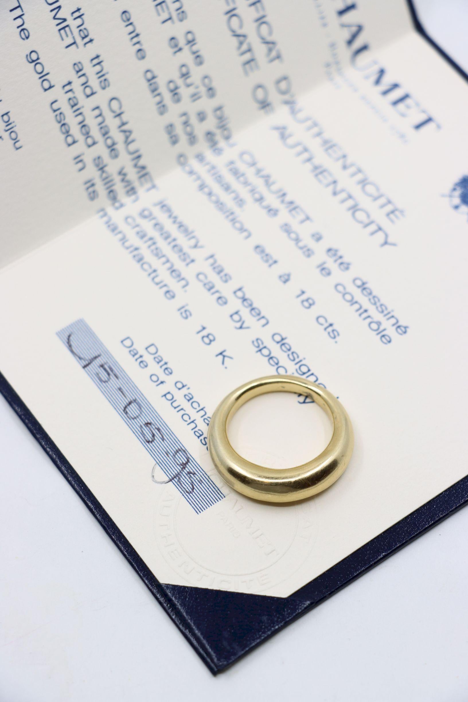 Chaumet 18K Yellow Gold Ring