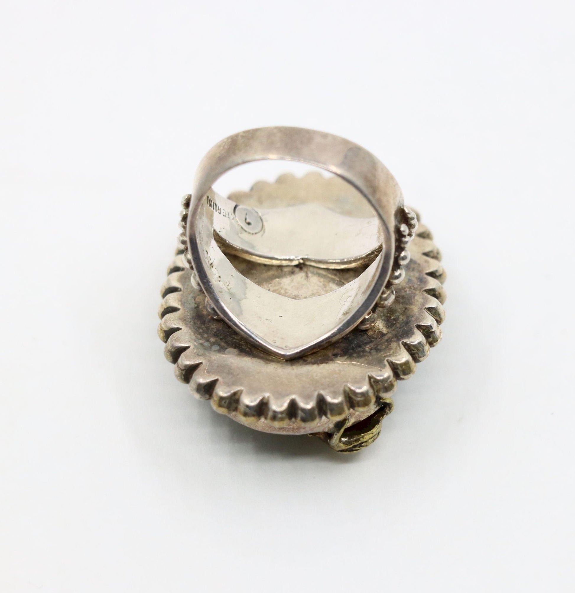 Stephen Dweck Sterling Gemstone Adam Beetle Ring