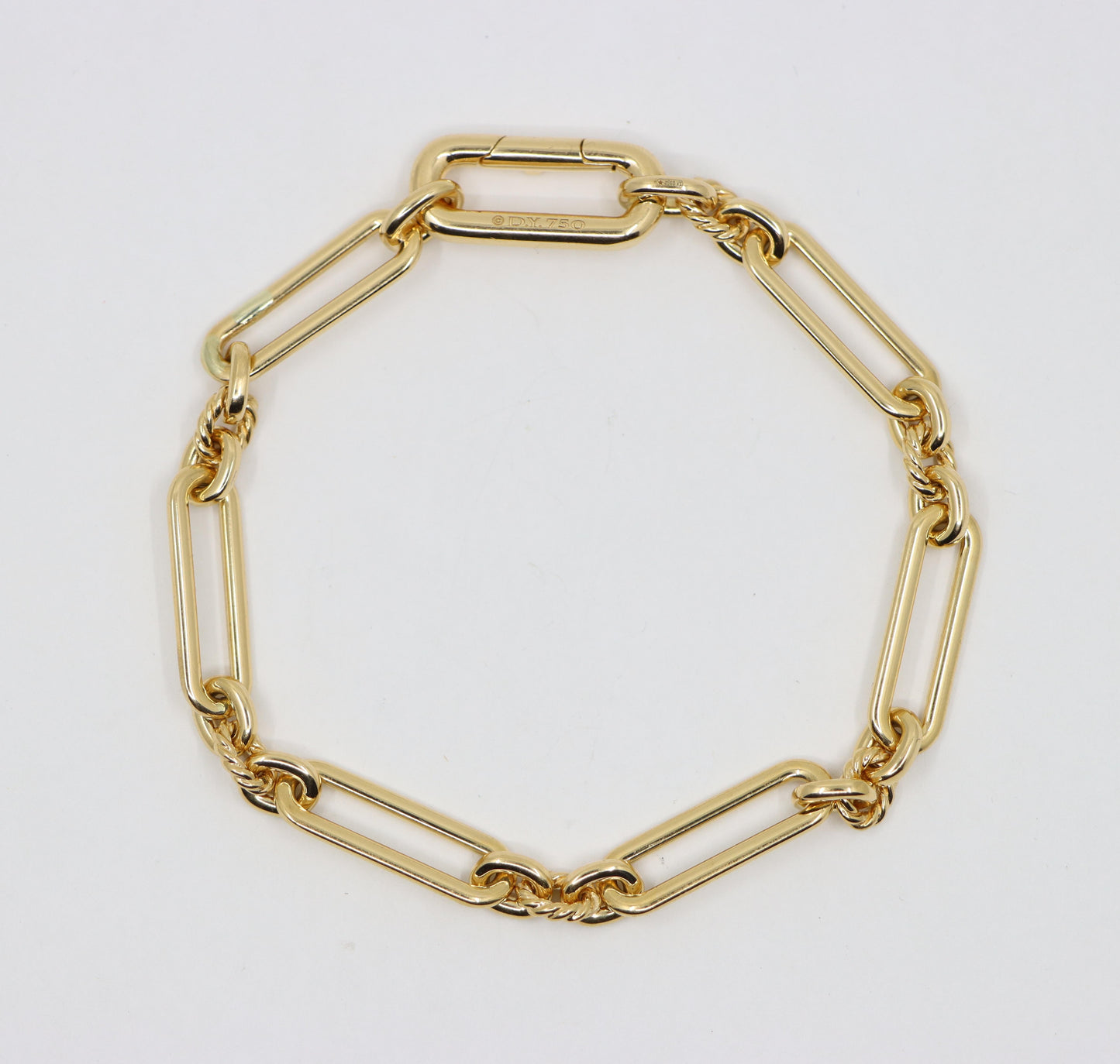 David Yurman 18K Gold Madison Chain Bracelet