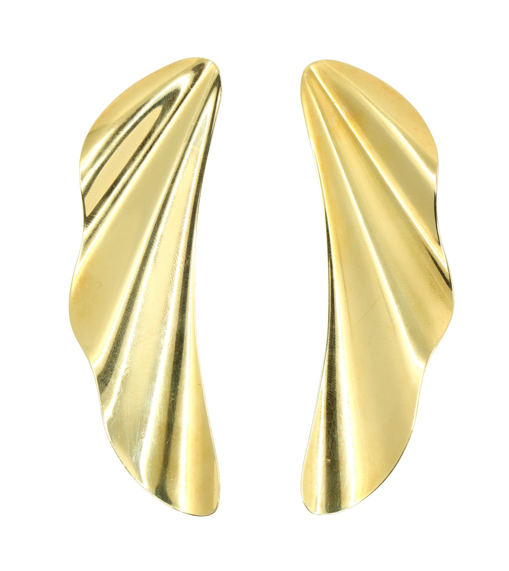 Tiffany & Co. 18K Gold Elsa Peretti High Tide Earrings