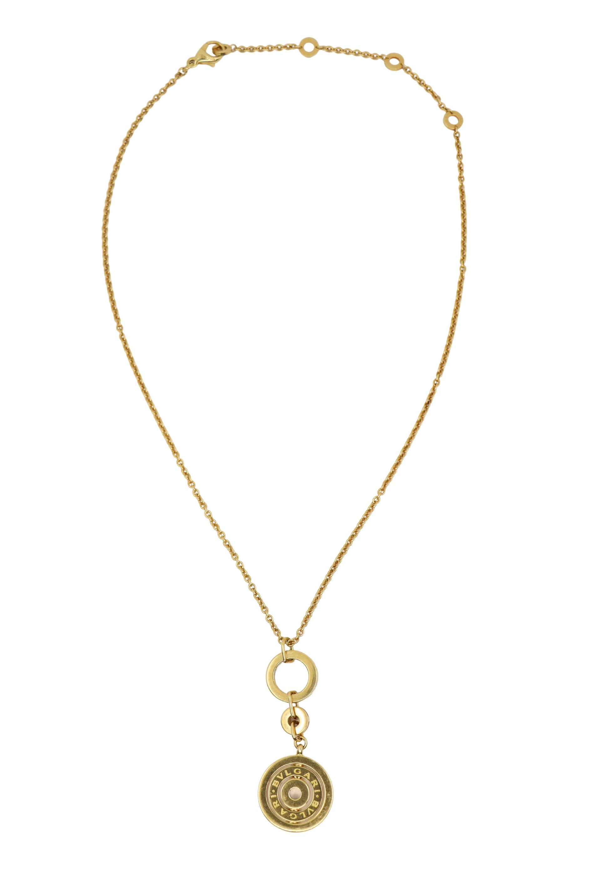 BVLGARI 18K Gold Pendant Necklace