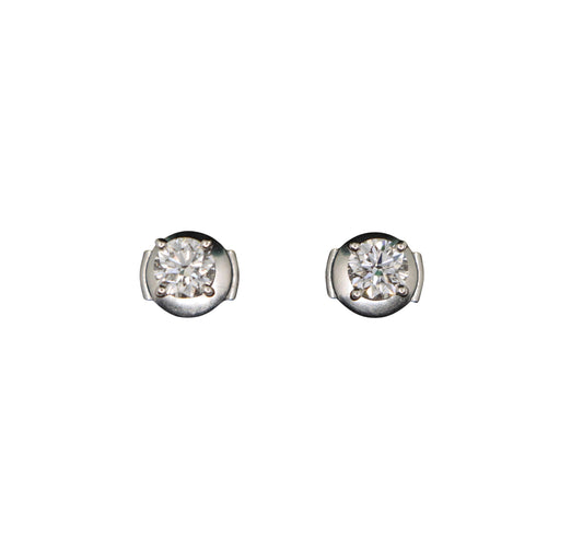 Tiffany & Co. Platinum Diamond Stud Earring