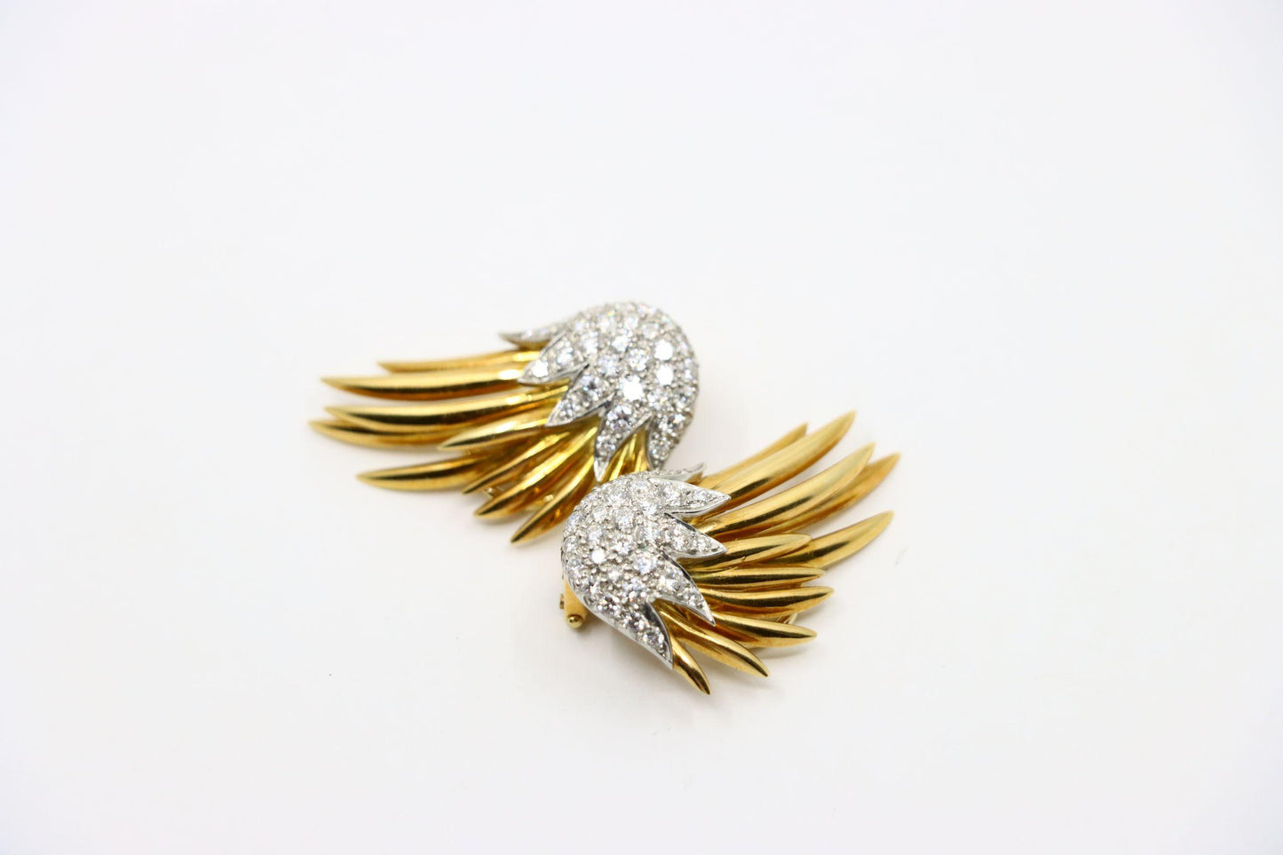 Tiffany & Co. 18K Gold Jean Schlumberger Flame Earrings