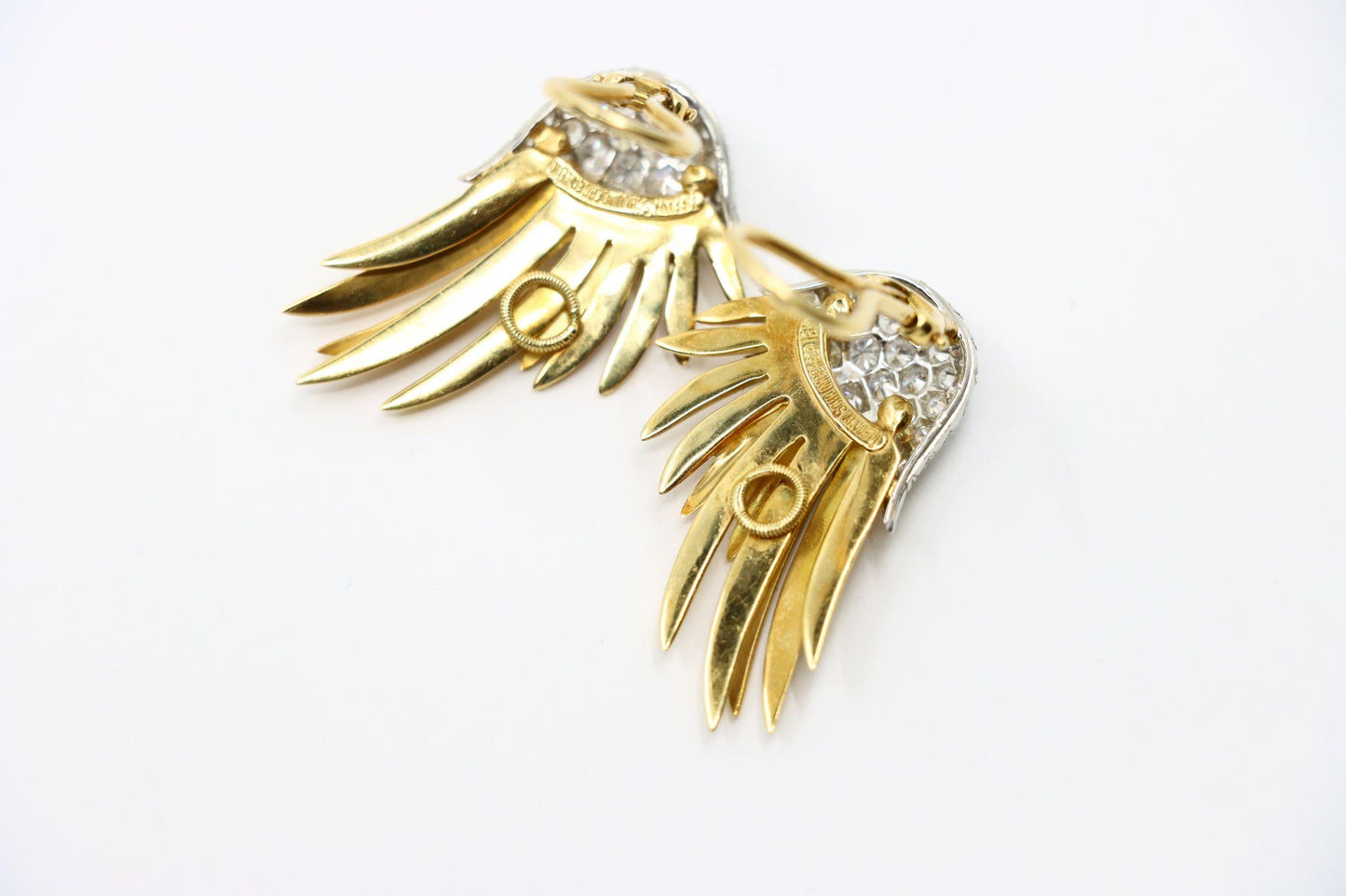 Tiffany & Co. 18K Gold Jean Schlumberger Flame Earrings