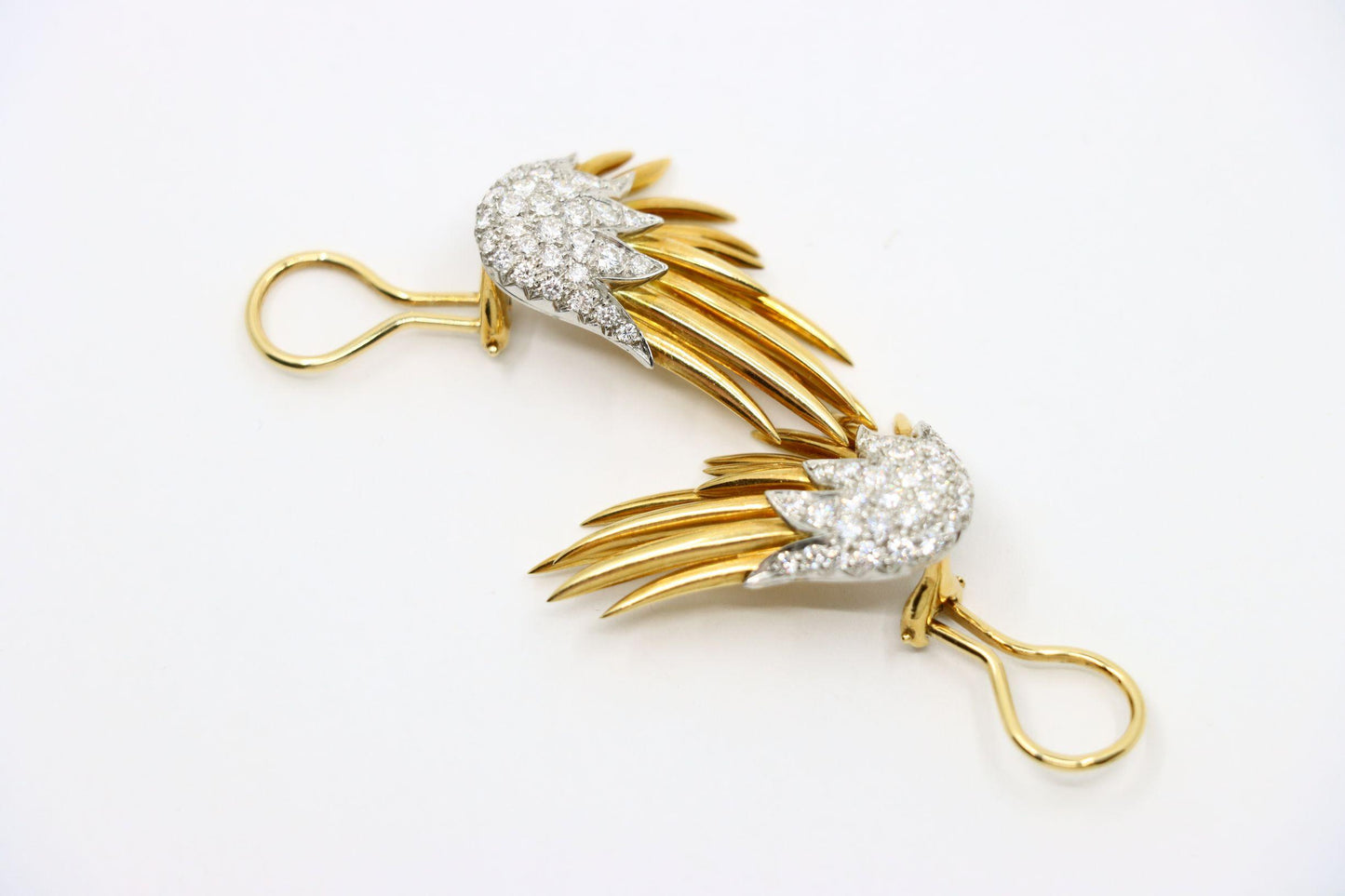 Tiffany & Co. 18K Gold Jean Schlumberger Flame Earrings