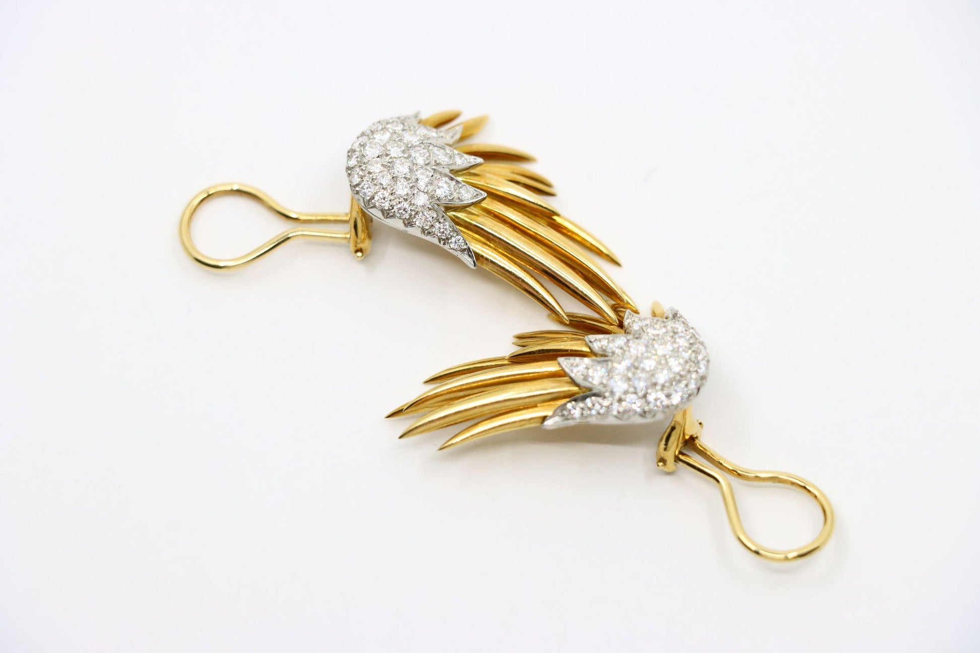 Tiffany & Co. 18K Gold Jean Schlumberger Flame Earrings