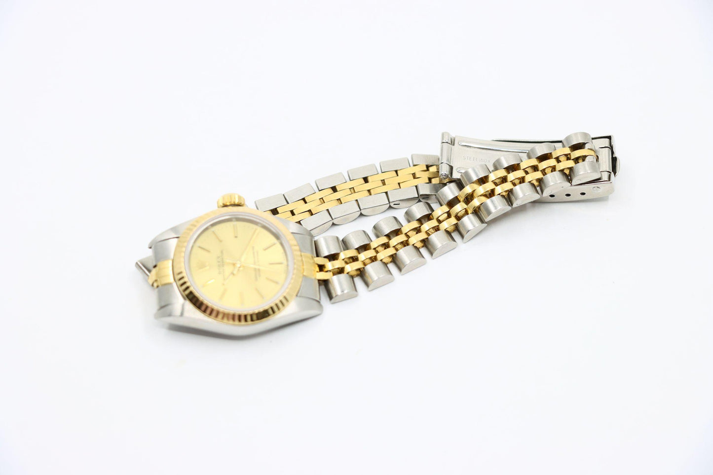 Rolex 18K Gold Oyster Perpetual Ladies Watch