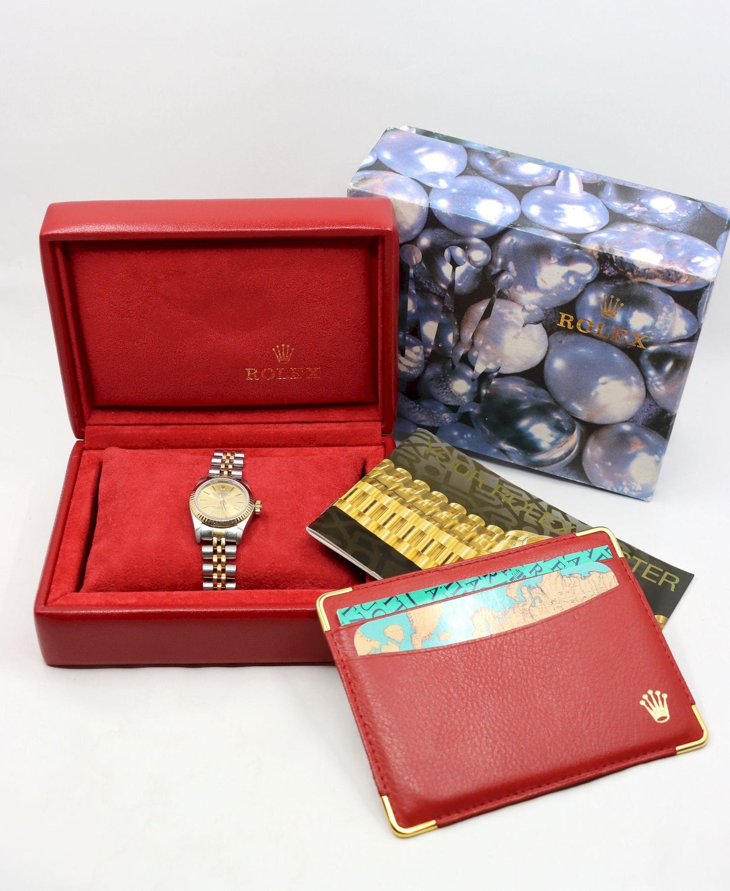 Rolex 18K Gold Oyster Perpetual Ladies Watch