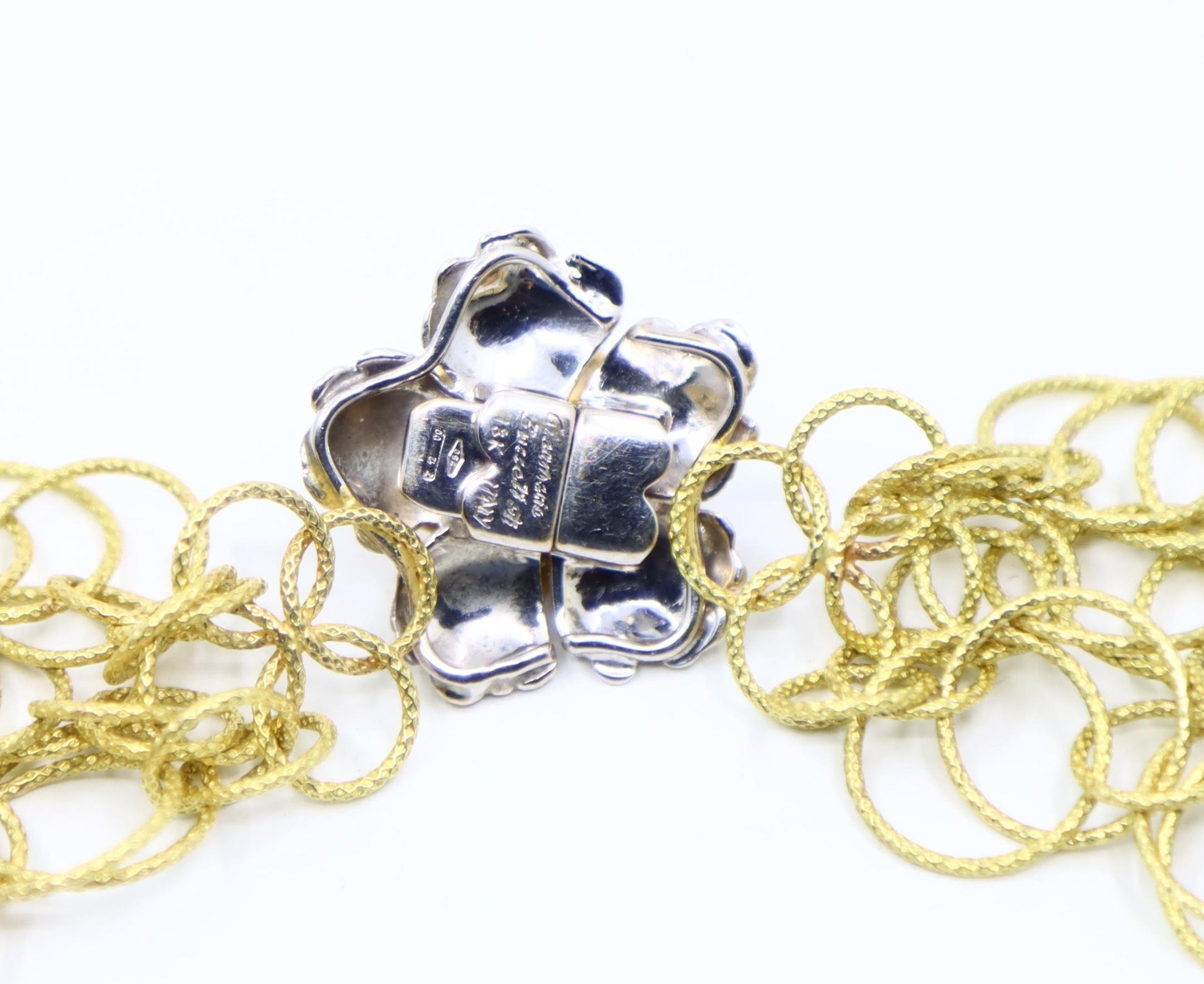 Buccellati 18K Yellow & White Gold Olympia Pink Tourmaline Necklace