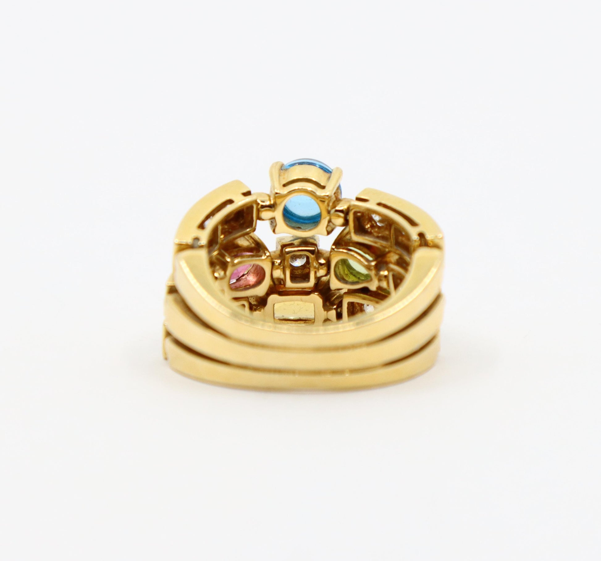 Bulgari Allegra Diamond & Multi-gemstone Ring