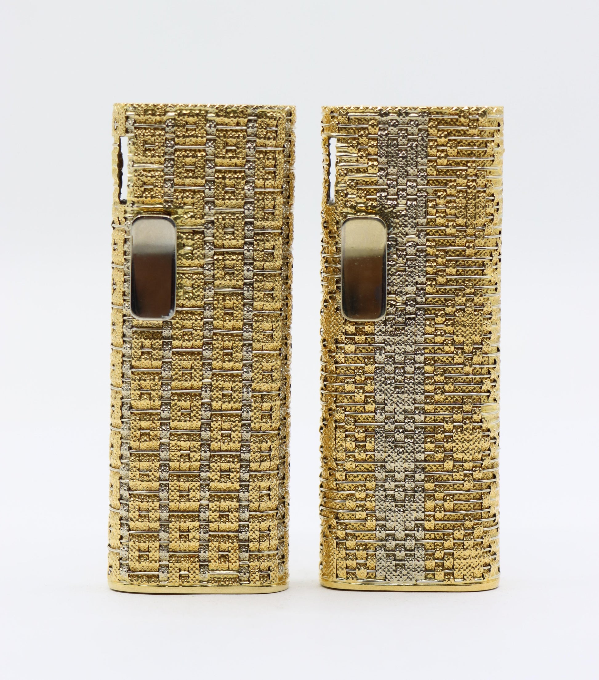 A Pair Of Sarome 18K Gold Lighters