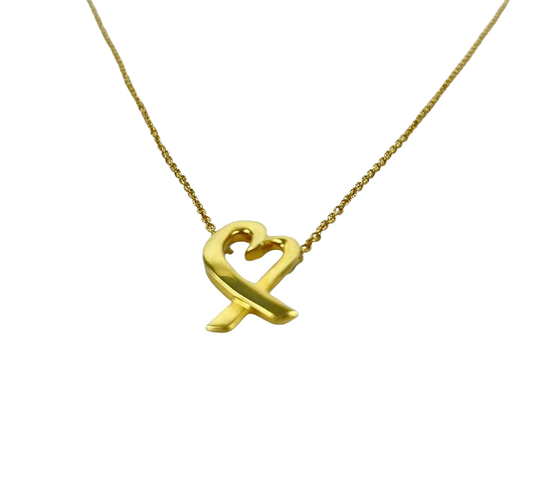 Tiffany & Co. Paloma Picasso Heart Necklace