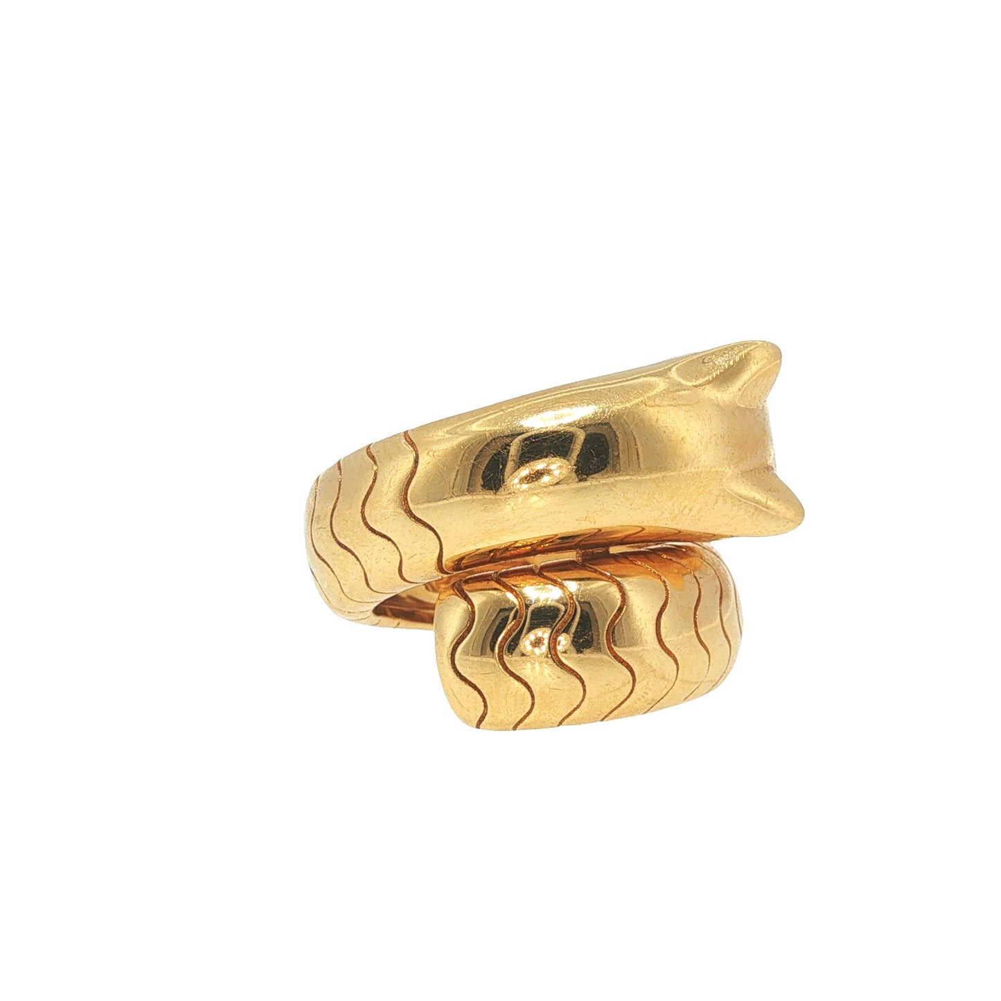 Cartier 18K Gold Lakarda Wrap Panthere Ring