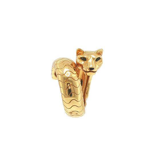 Cartier 18K Gold Lakarda Wrap Panthere Ring