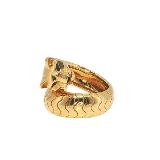 Cartier 18K Gold Lakarda Wrap Panthere Ring