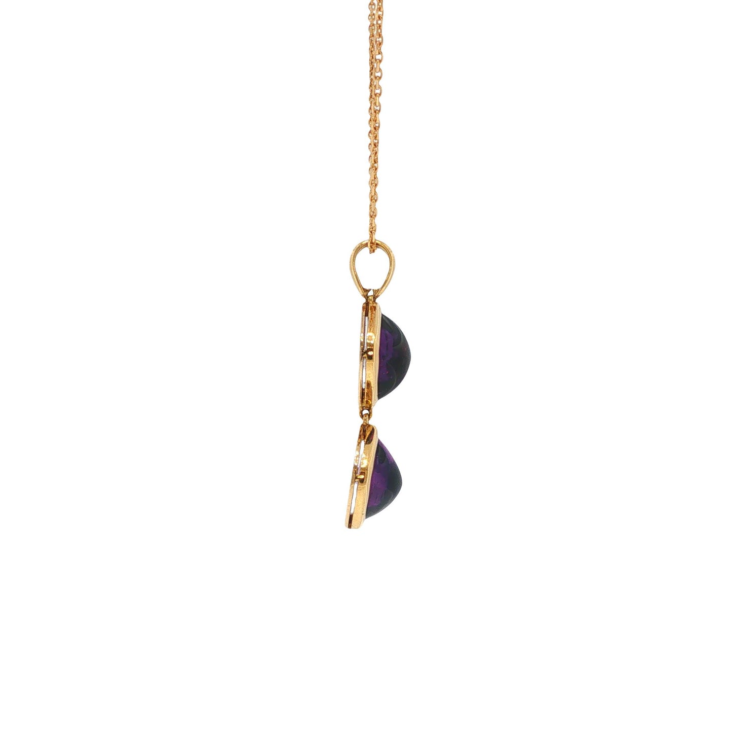 Vintage 1980s Van Cleef & Arpels Amethyst Drop Necklace