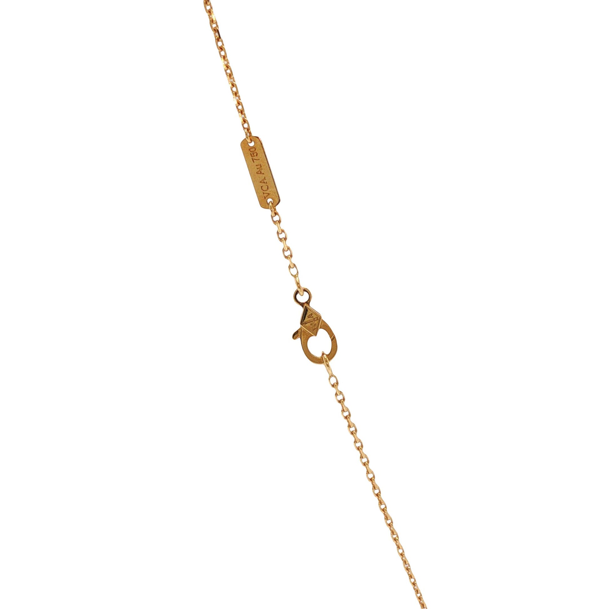 Vintage 1980s Van Cleef & Arpels Amethyst Drop Necklace