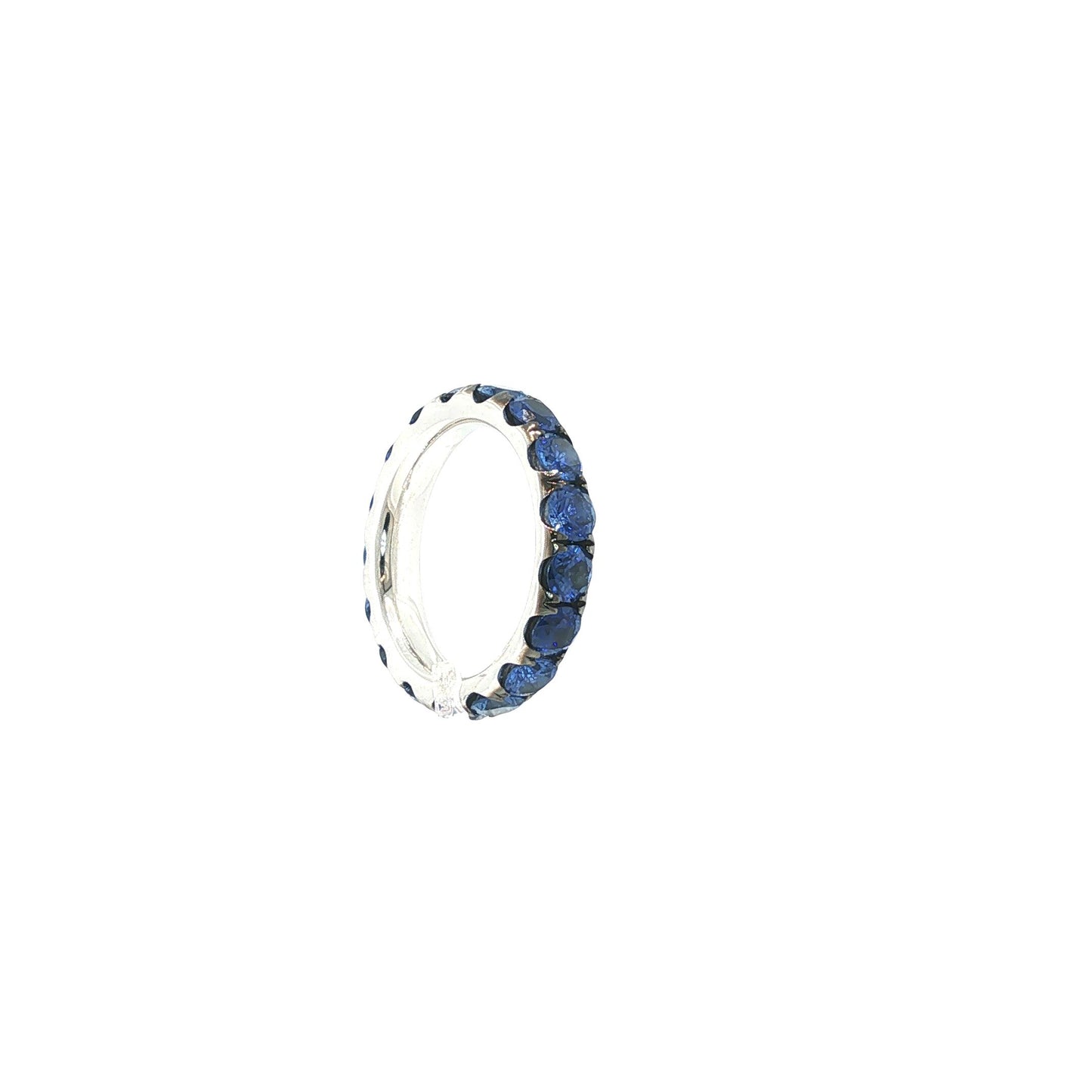 18K White Gold Sapphire Eternity Ring