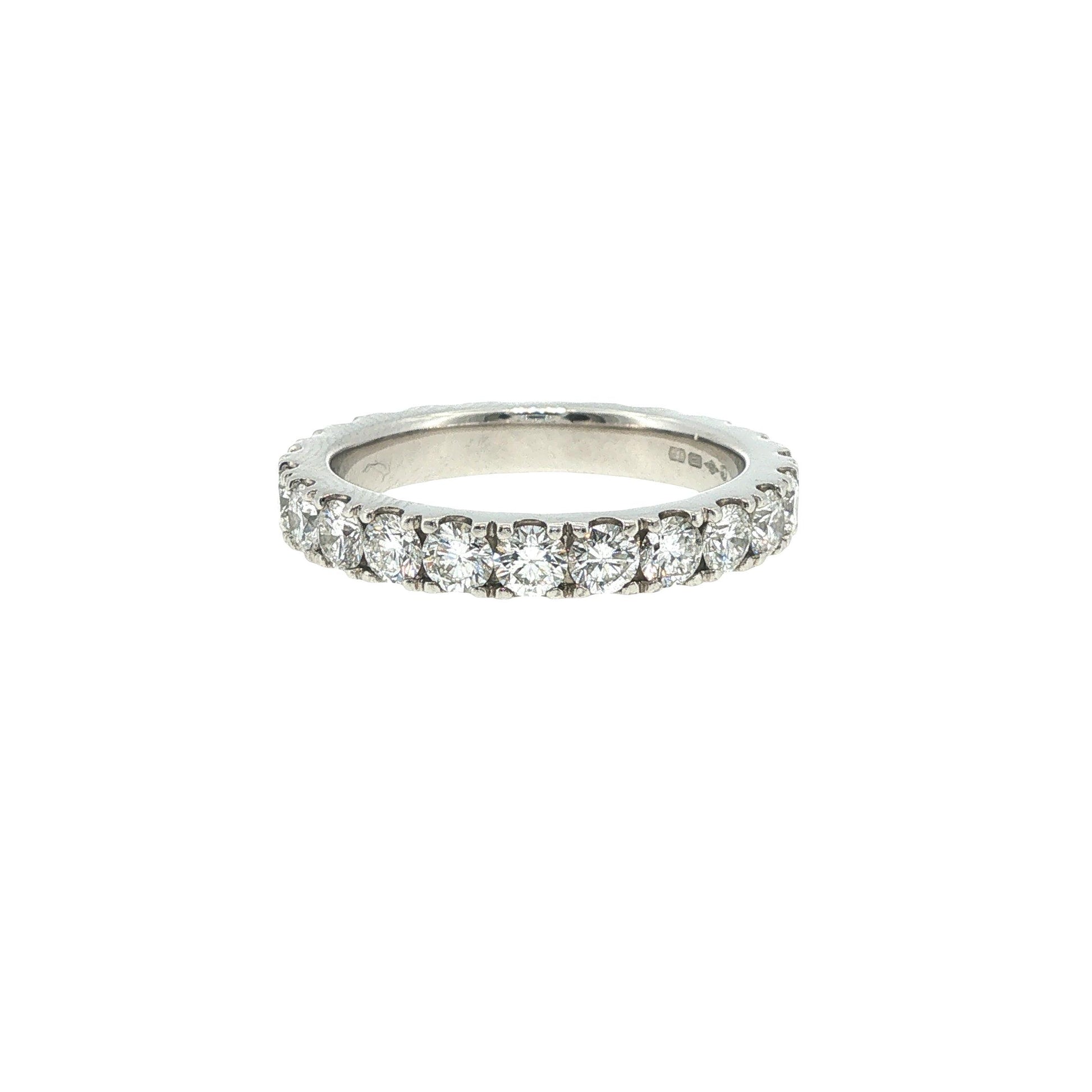 Graff Platinum Diamond Eternity Band Ring