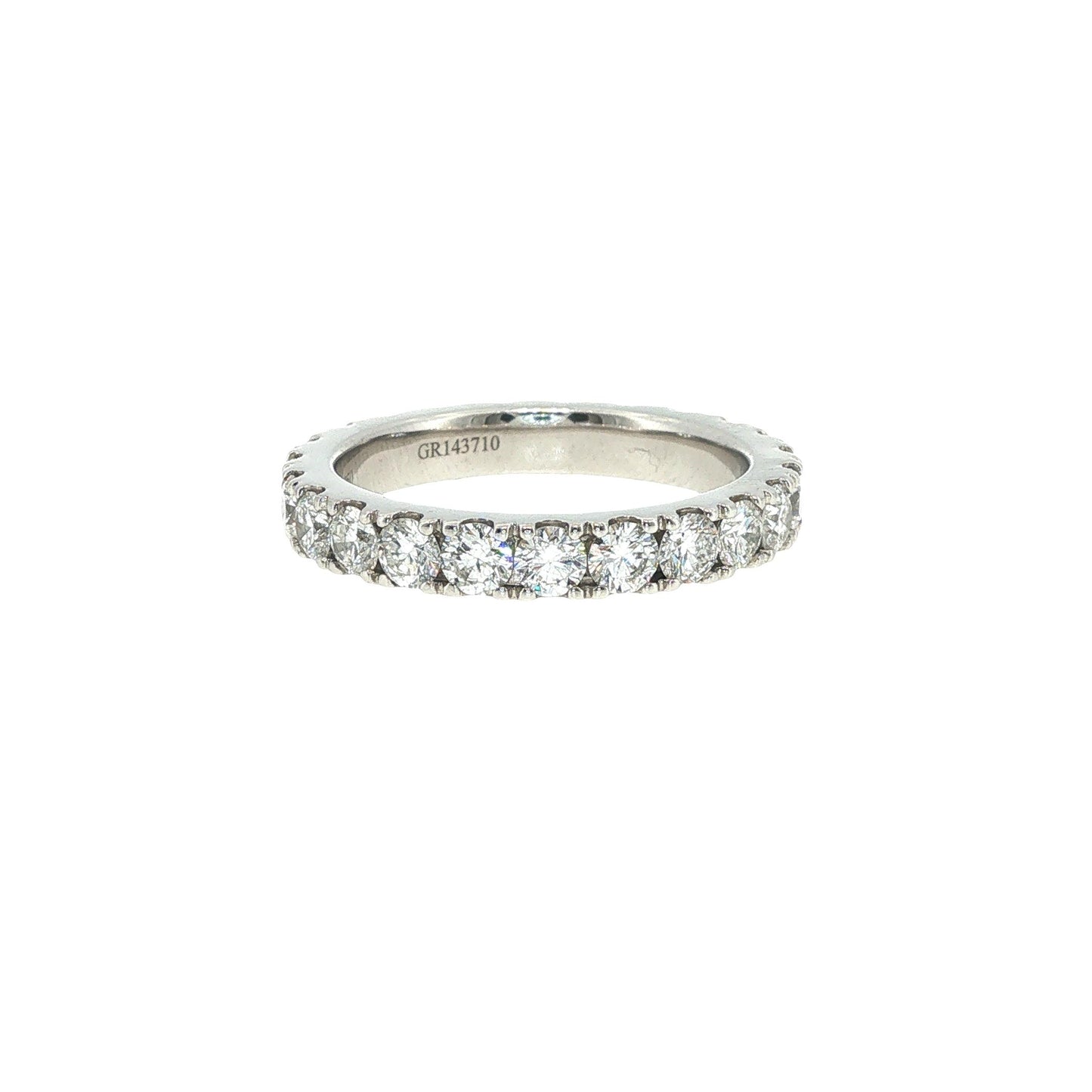 Graff Platinum Diamond Eternity Band Ring