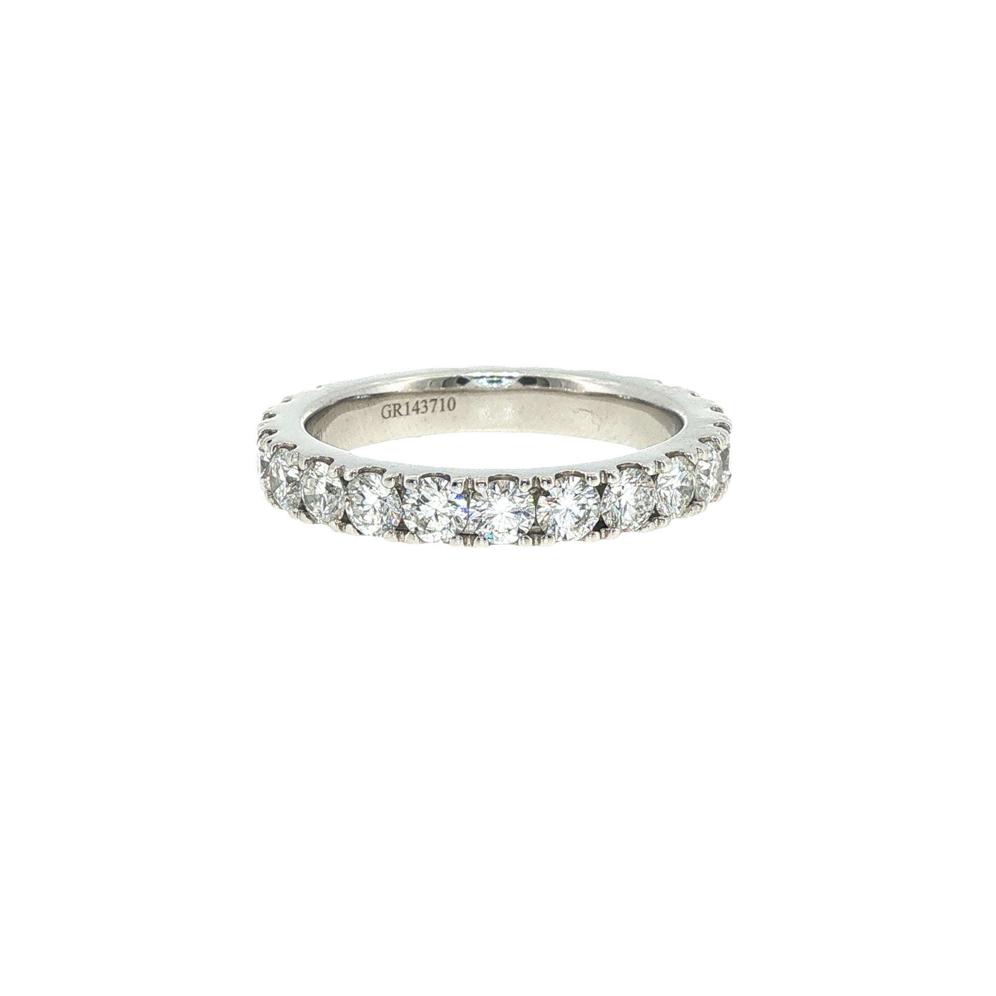 Graff Platinum Diamond Eternity Band Ring