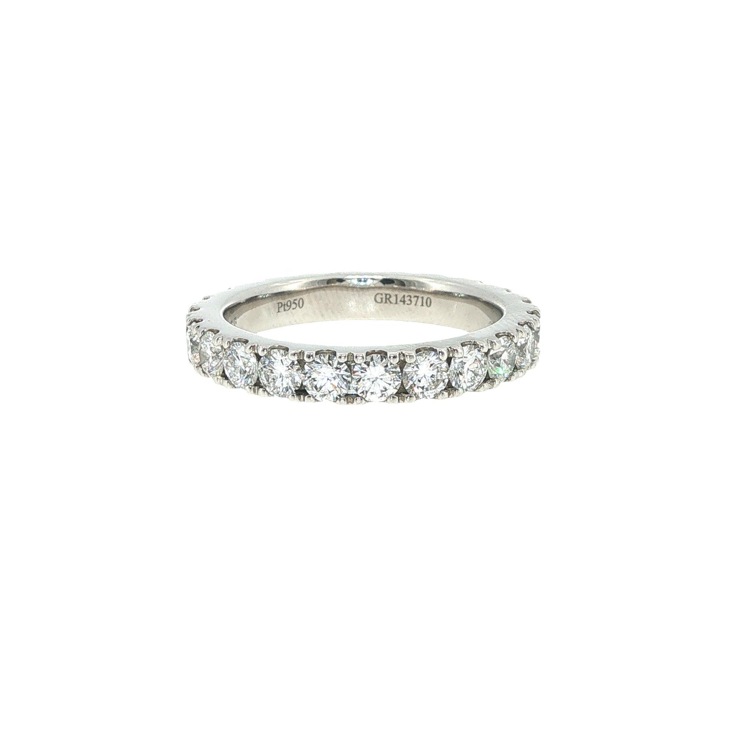 Graff Platinum Diamond Eternity Band Ring