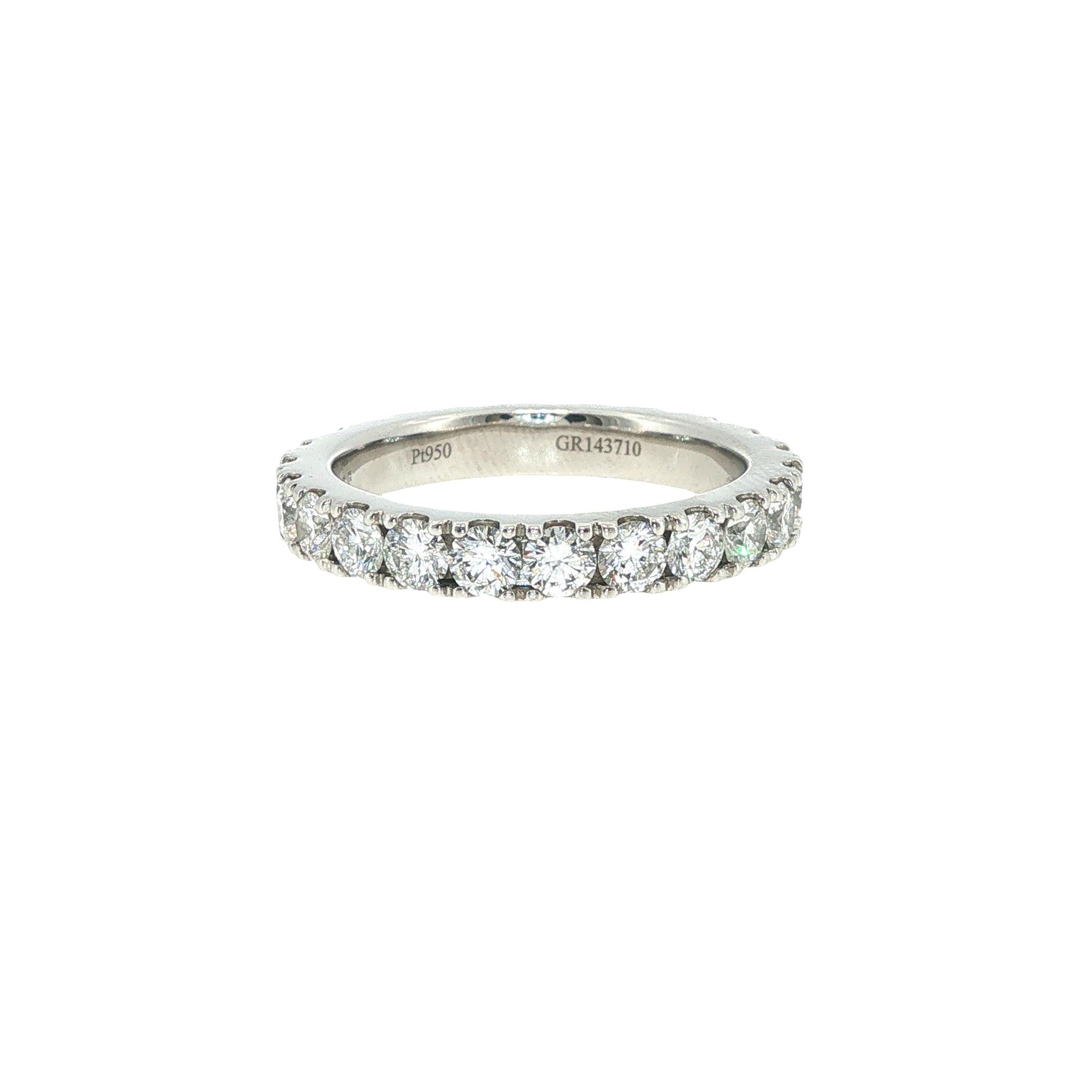 Graff Platinum Diamond Eternity Band Ring