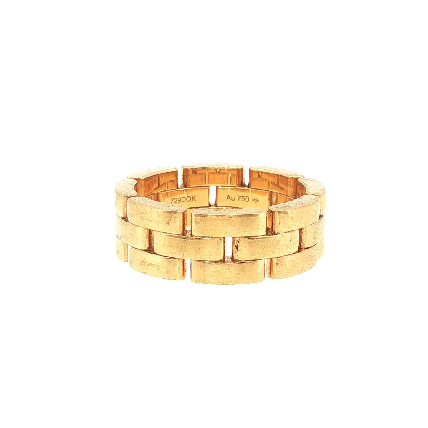 Vintage Cartier 18K Gold Maillon Panthere Ring