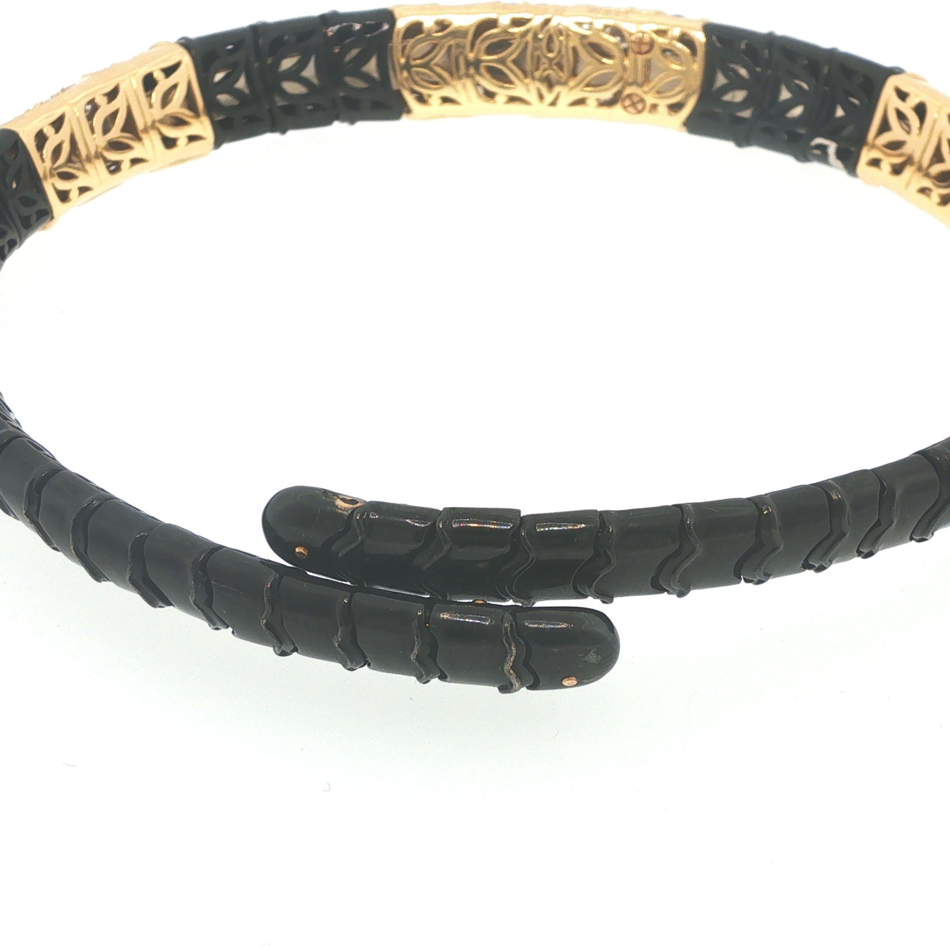 VINTAGE FRENCH MARINA B. ONDA 18K GOLD DIAMOND NECKLACE