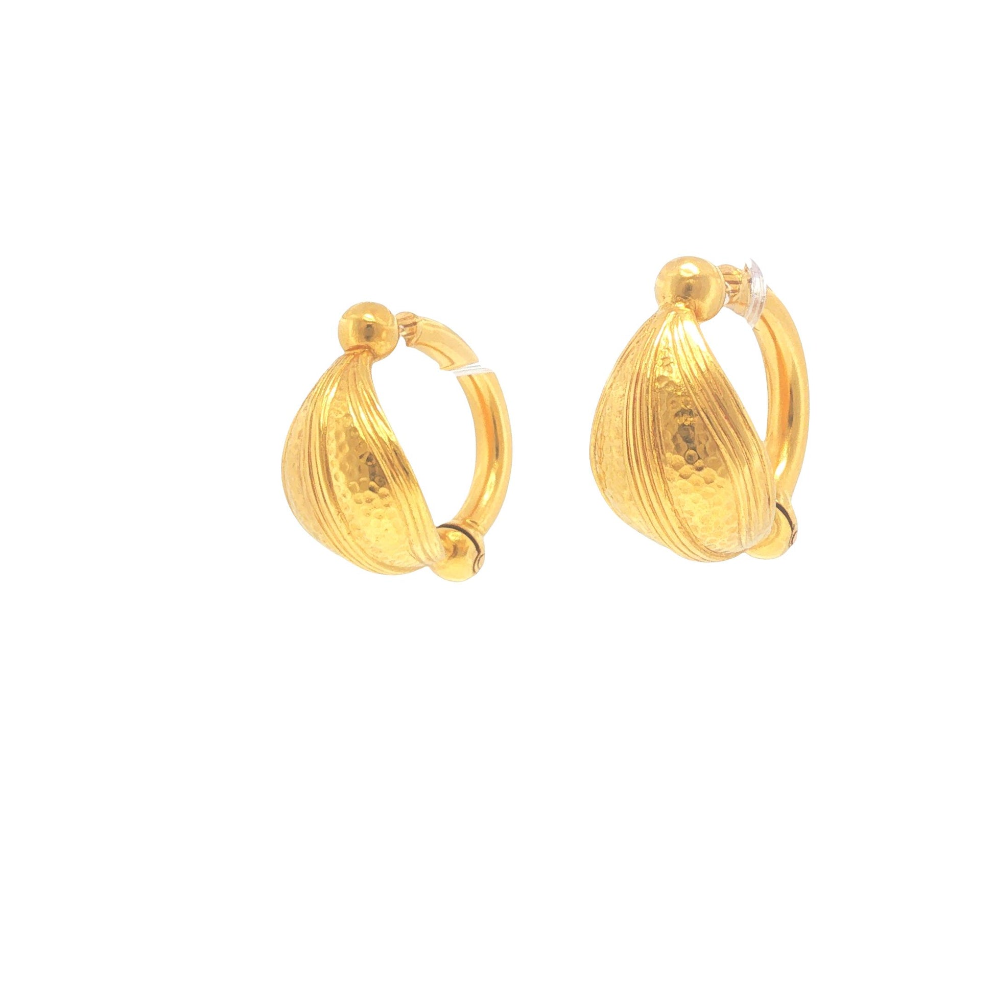 Vintage 22K Gold Lalaounis Earrings