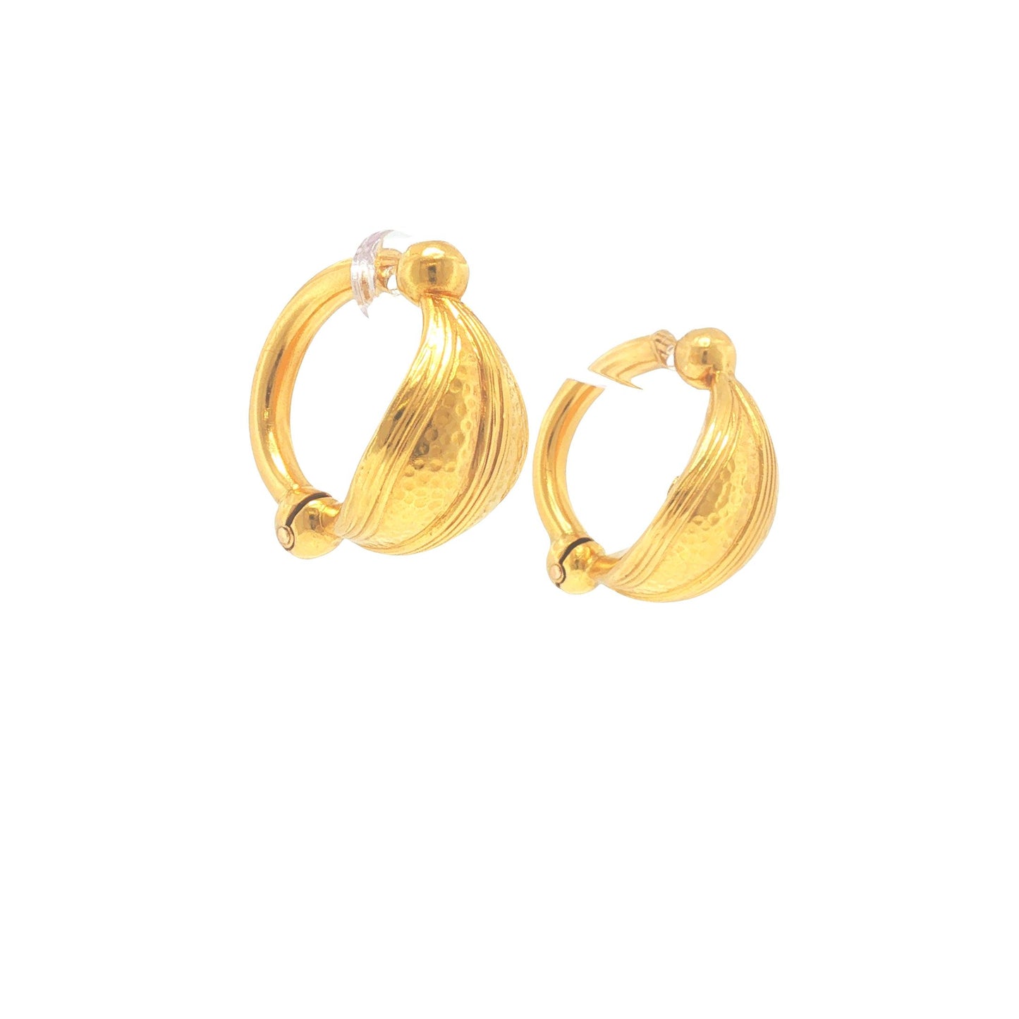 Vintage 22K Gold Lalaounis Earrings