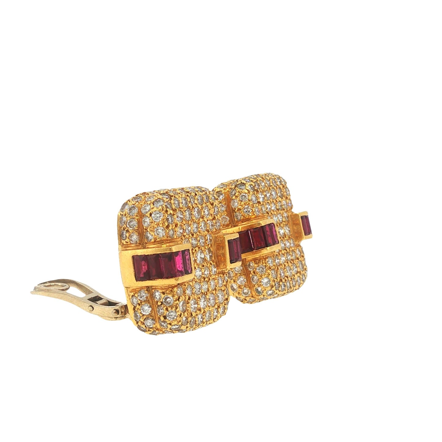 Charles Krypell 18K Gold Ear Clips