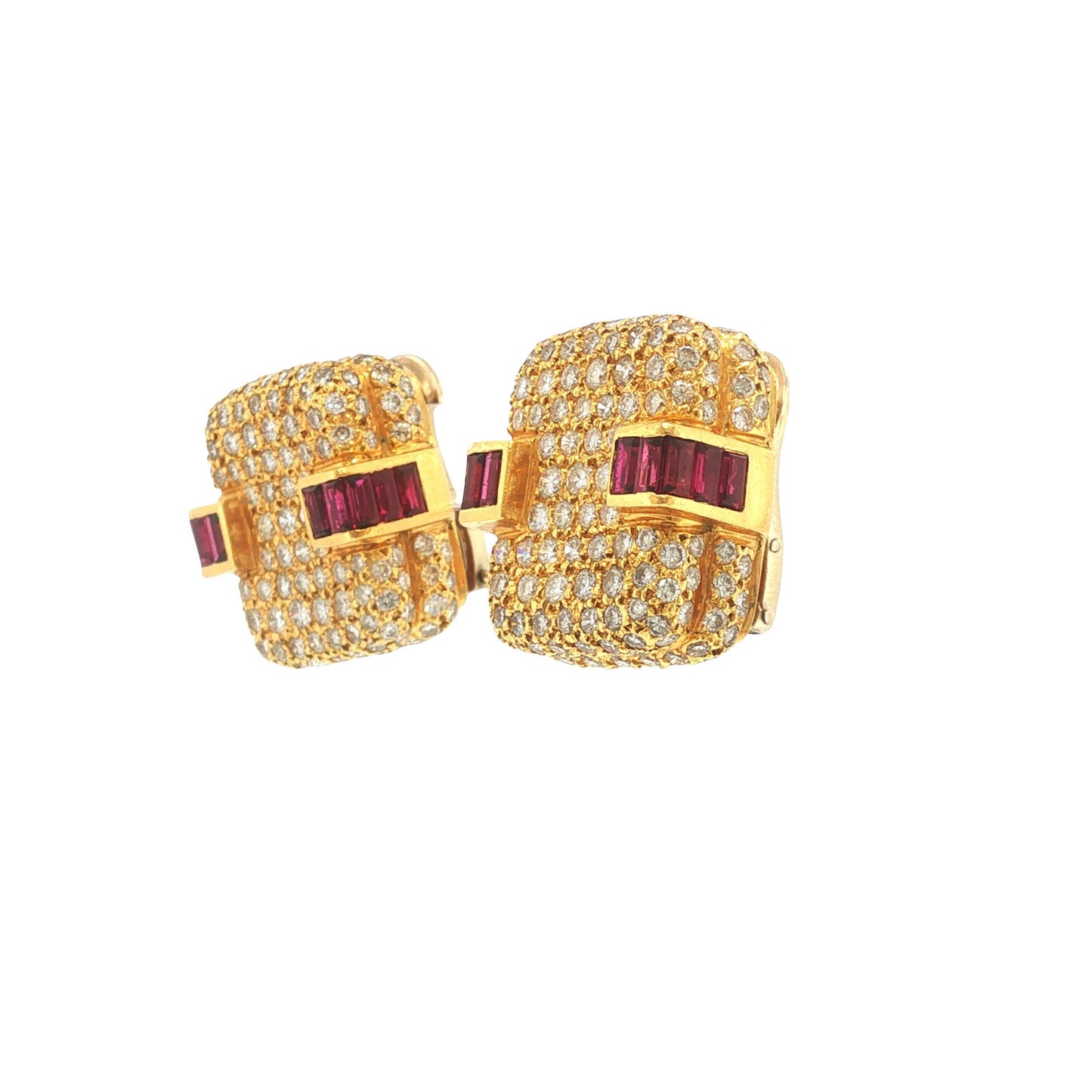 Charles Krypell 18K Gold Ear Clips