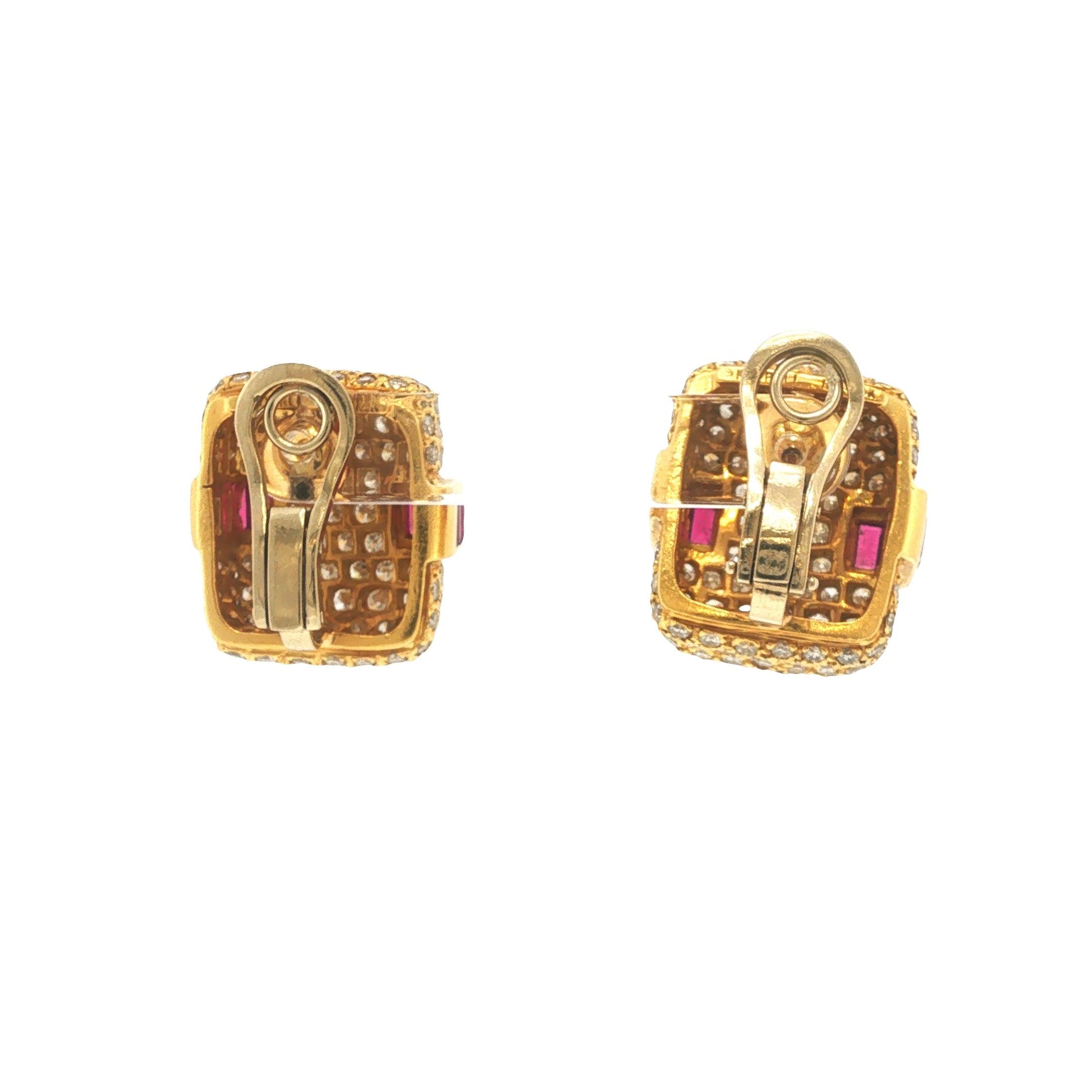 Charles Krypell 18K Gold Ear Clips