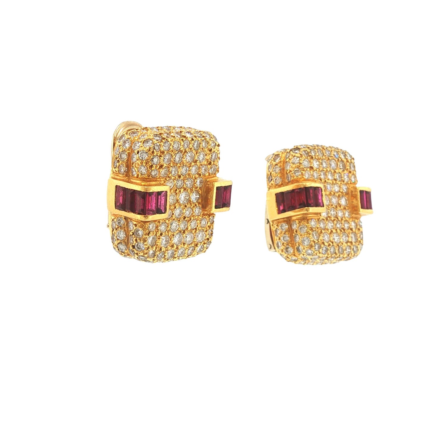 Charles Krypell 18K Gold Ear Clips
