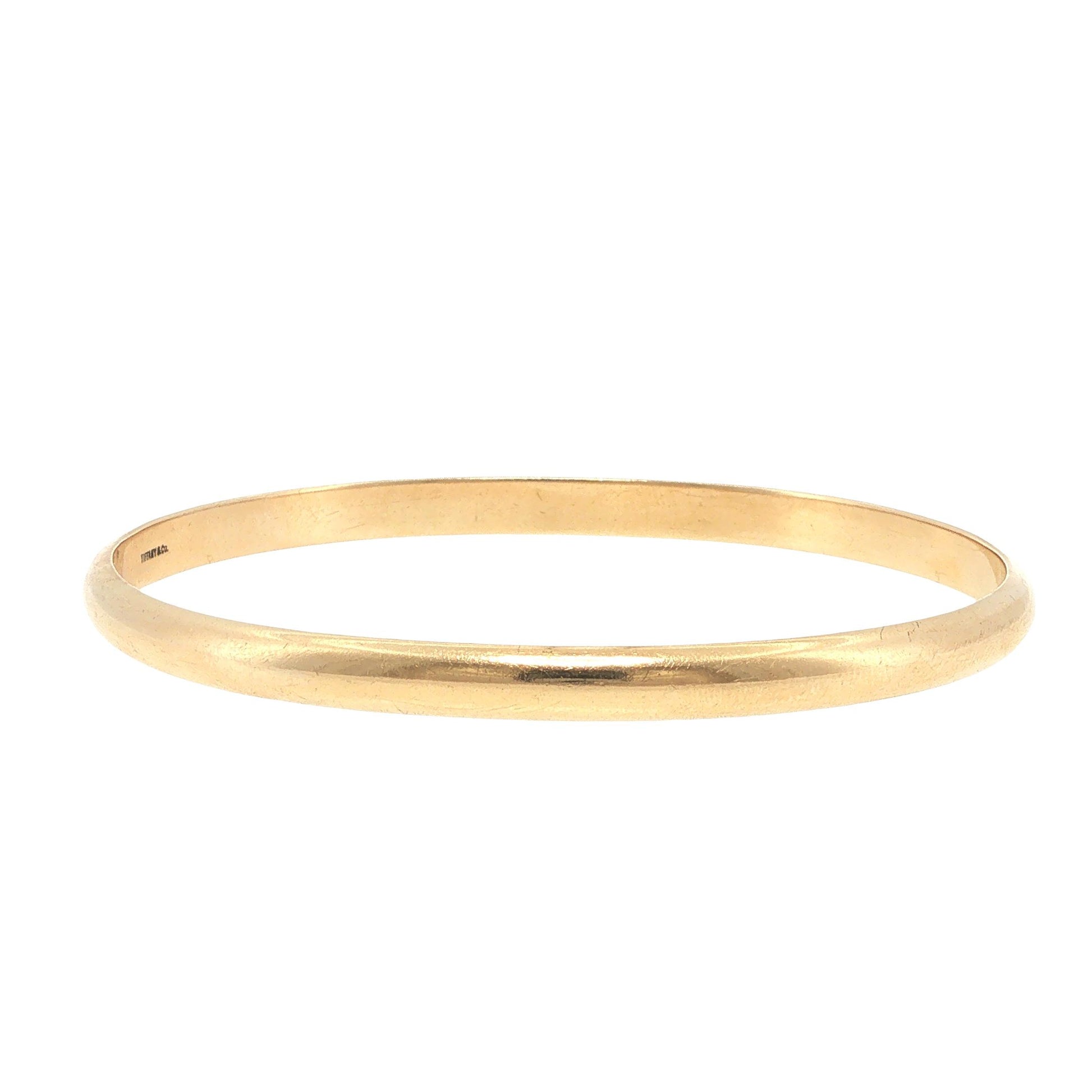 Vintage Tiffany & Co. 14K Gold Bangle